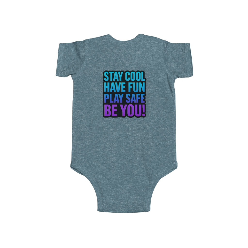 DJ KAT PAWS Surfing Champ | Infant Bodysuit, Cute Baby Gift, Nursery Apparel, Baby Shower Gift, Unique Baby Clothing