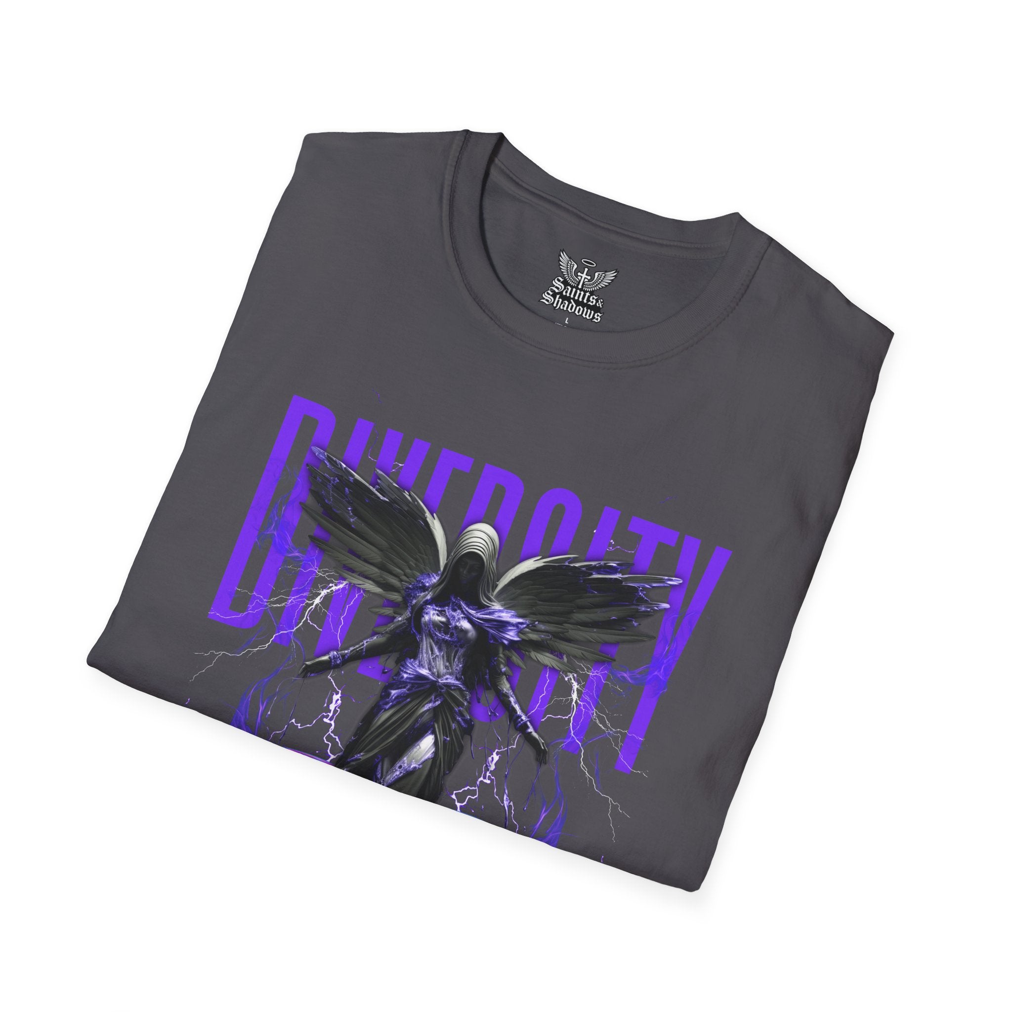 Saints and Shadows - Diversity, Angelic Artwork Unisex Softstyle T-Shirt, Casual Wear