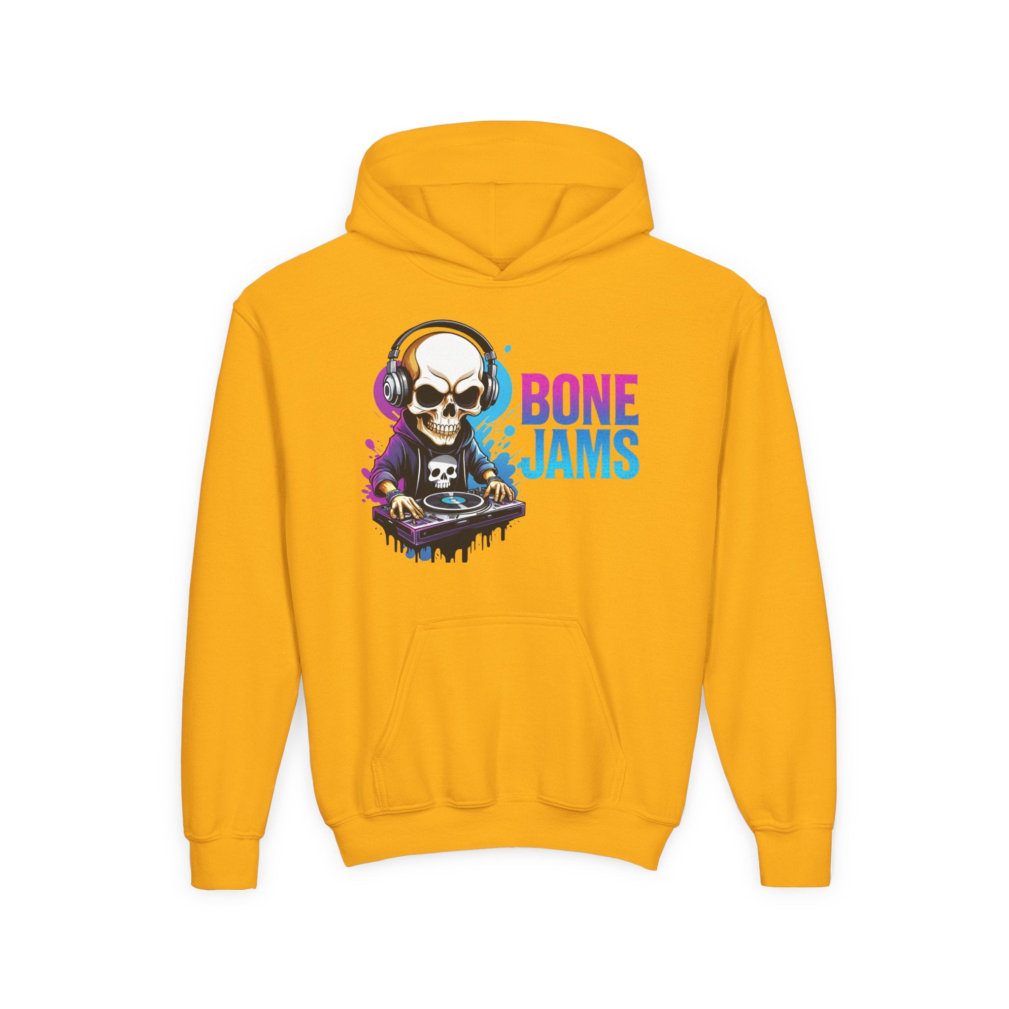 Bone Jams MC Bonez, Kids Hoodie Skull DJ