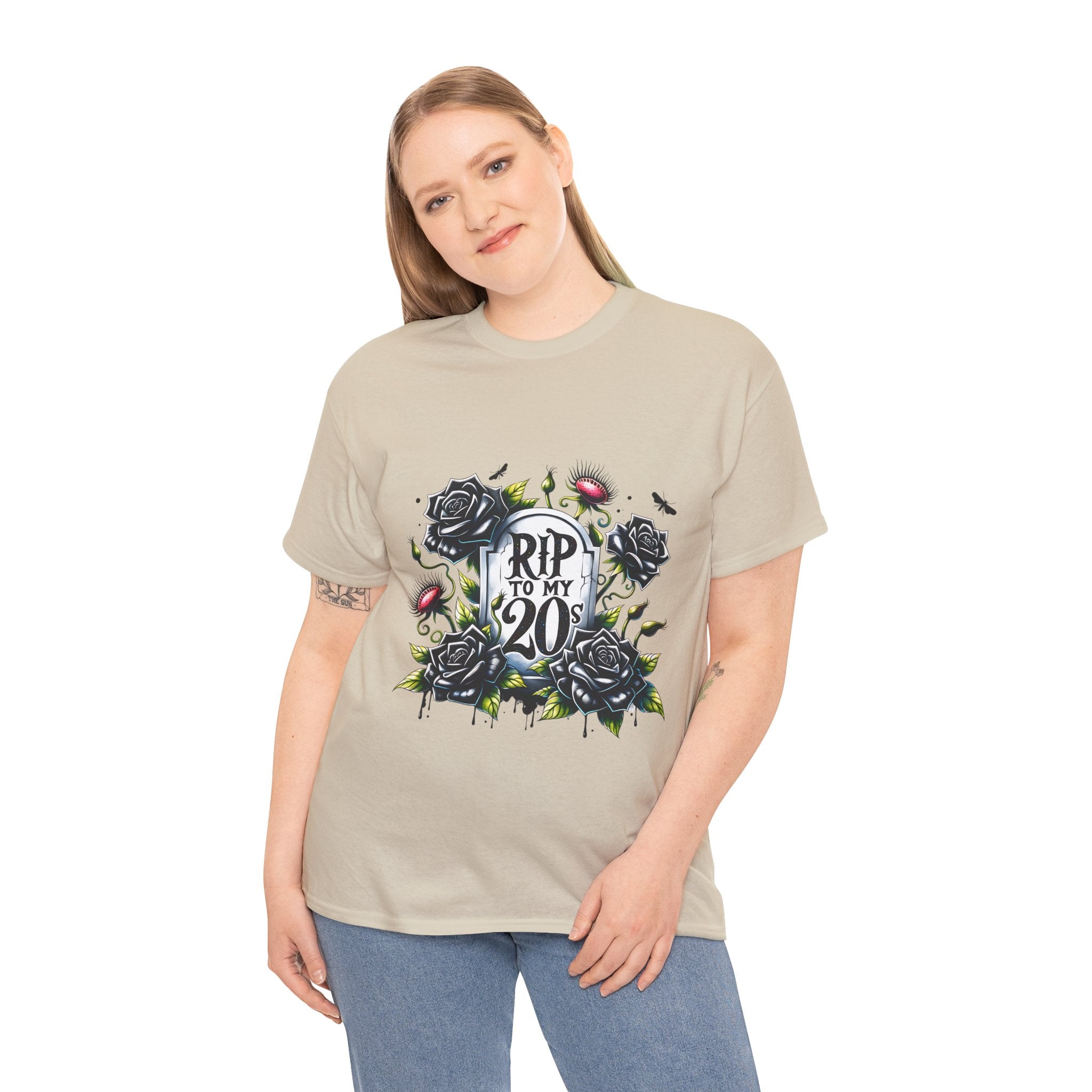 RIP to My 20s Tee, Funny Birthday Gift, Vintage Style Oversized Shirt, Casual Wardrobe Staple, Celebration Apparel