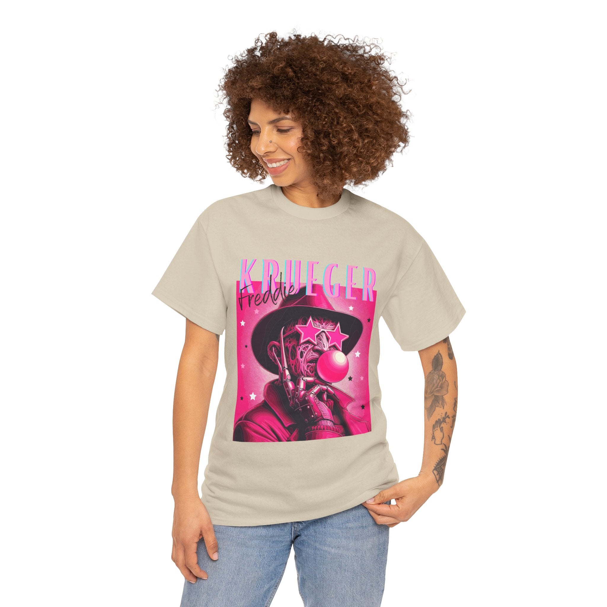 Freddie Kruger, Horror Graphic Tee, Unisex Cotton Shirt, Halloween Costume, Horror Movie Gift, Spooky T-Shirt, Horror Fan Apparel