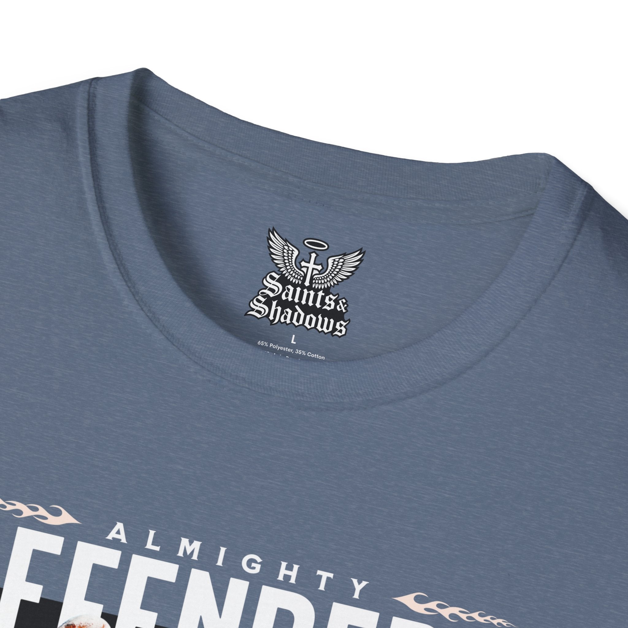 Saints and Shadows - Almighty Defenders, Angelic Artwork Unisex Softstyle T-Shirt, Casual Wear