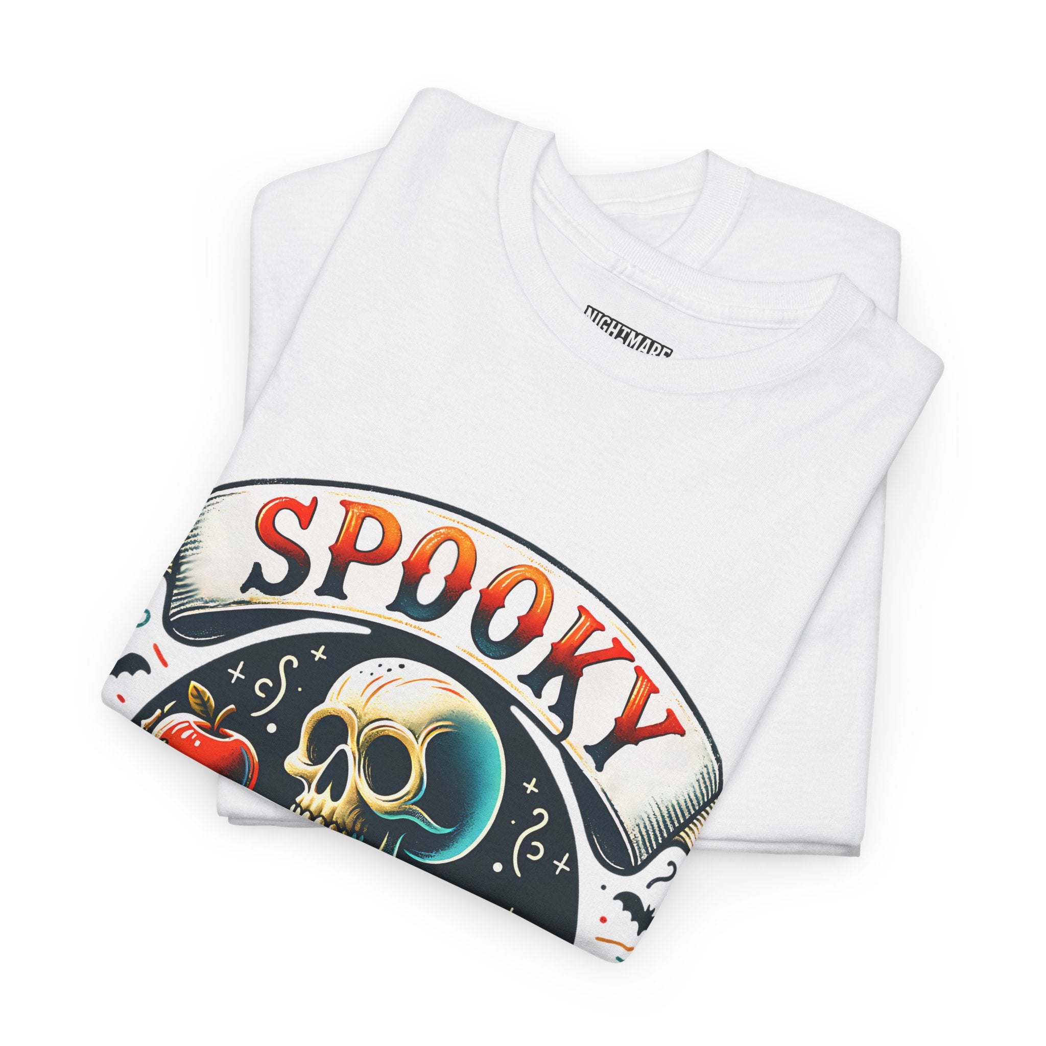 Spooky Teacher Tee, Halloween Shirt, Unisex Cotton T-Shirt, Funny Teacher Gift, Skeleton Design, Fall Apparel