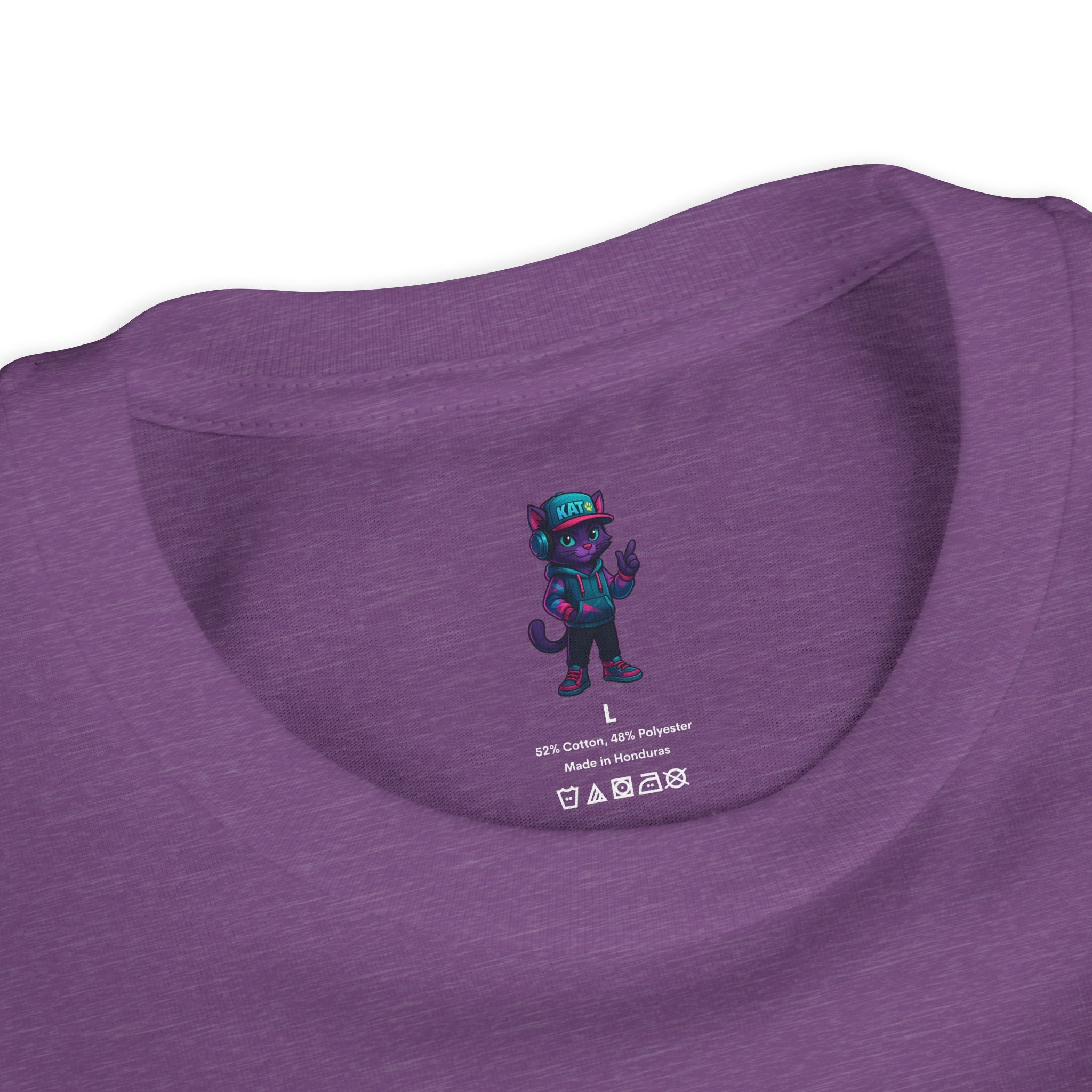 DJ KAT PAWS Paw-Sitive Waves Only, Youth Tee | Kids Surfing T-Shirt, Fun Cat Graphic Top, Summer Apparel, Gifts for Animal Lovers