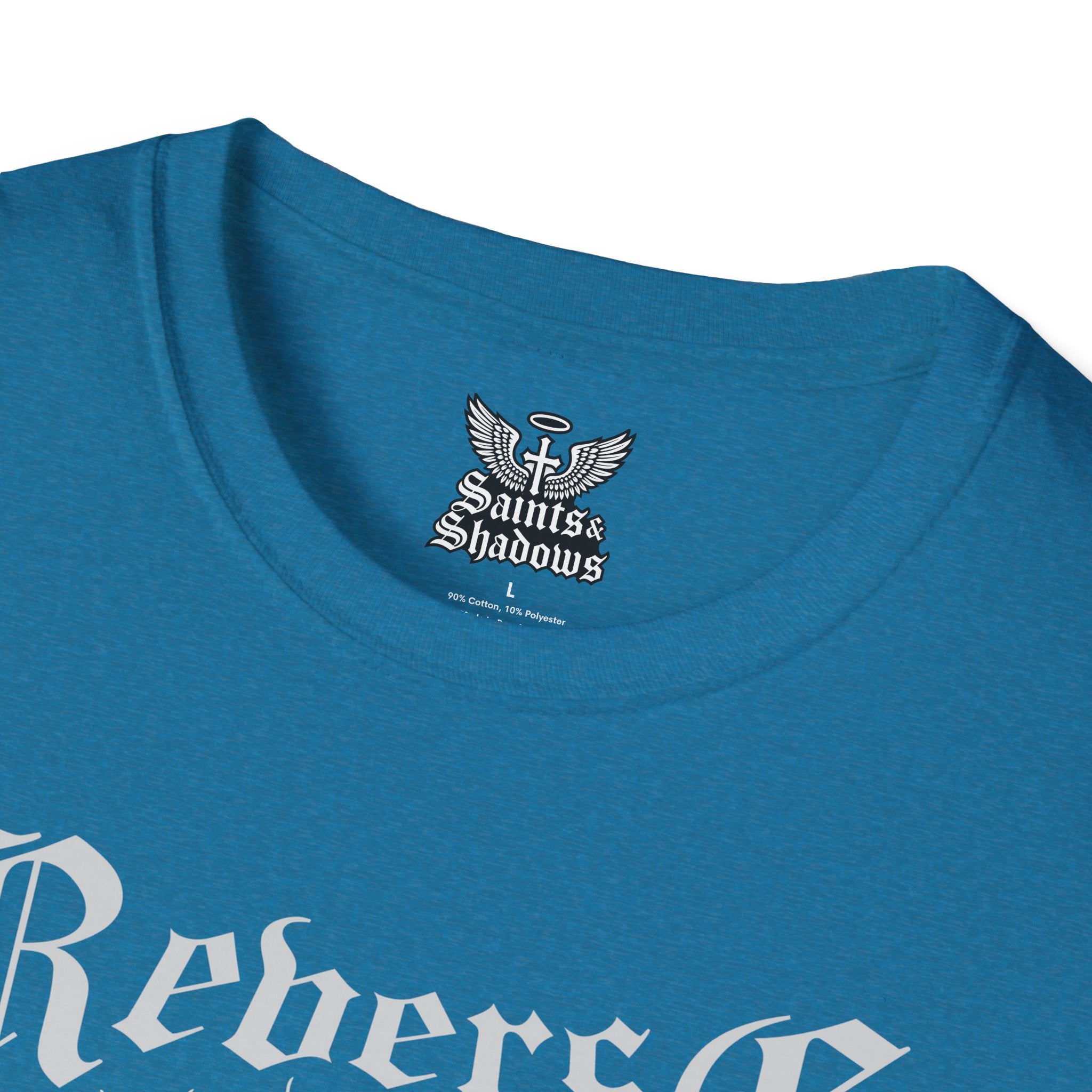 Saints and Shadows - Reverse Centuria, Angelic Artwork Unisex Softstyle T-Shirt, Casual Wear