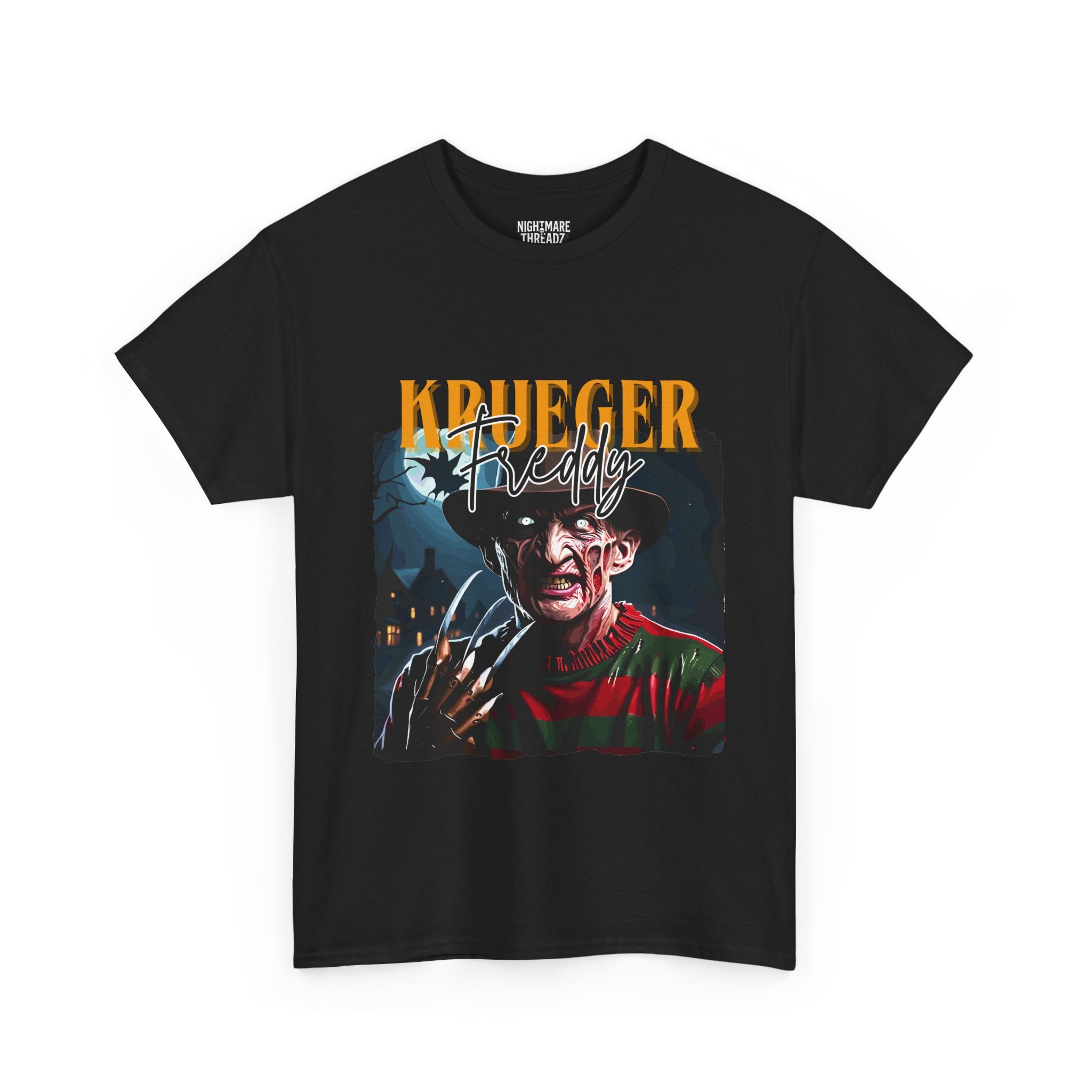 Freddy Krueger, Horror Graphic Tee, Unisex Cotton Shirt, Halloween Costume, Horror Movie Gift, Spooky T-Shirt, Horror Fan Apparel