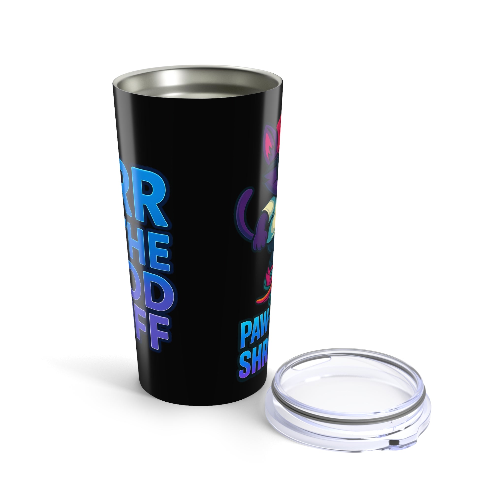 DJ KAT PAWS - Paw-sitively Shredding 20oz Tumbler | Gifts, Parties, Travel & Everyday Use
