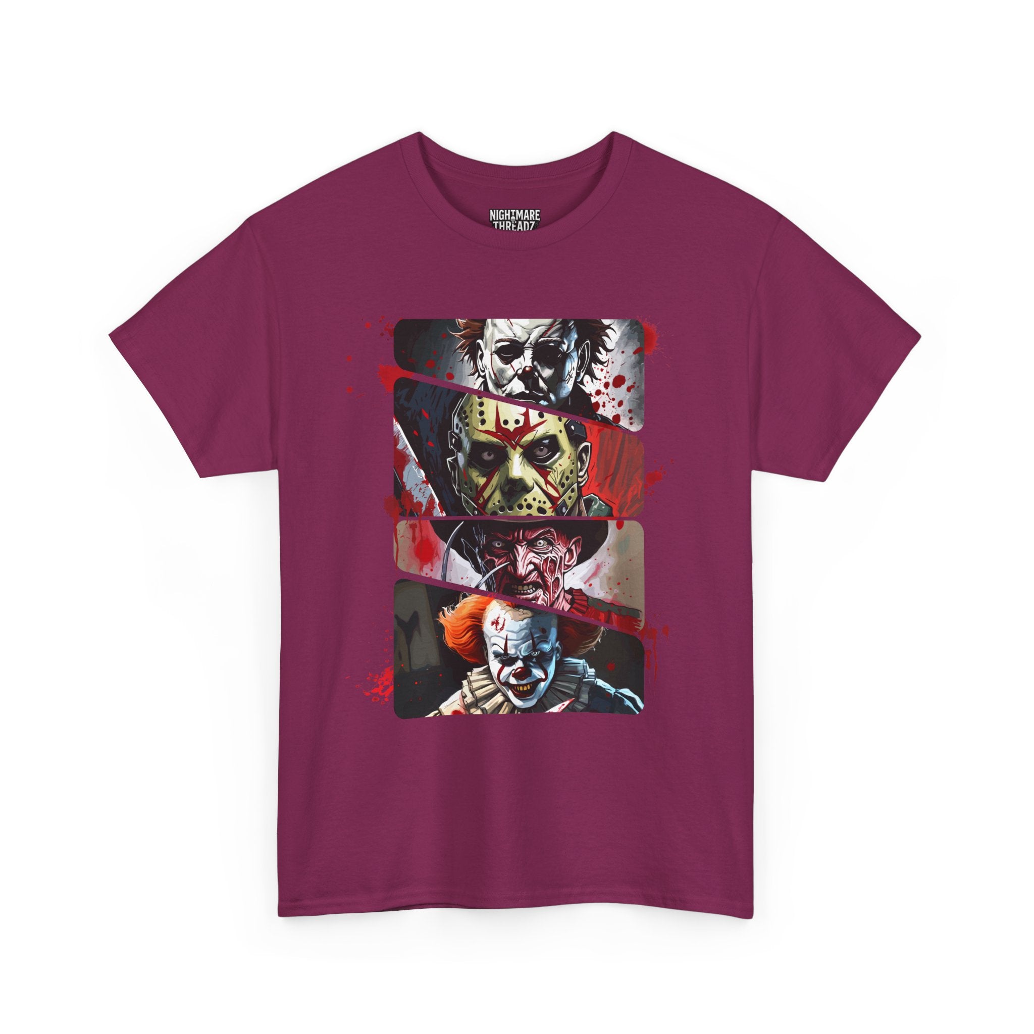 Horror Legends Horror Graphic Tee, Unisex Cotton Shirt, Halloween Costume, Horror Movie Gift, Spooky T-Shirt, Horror Fan Apparel