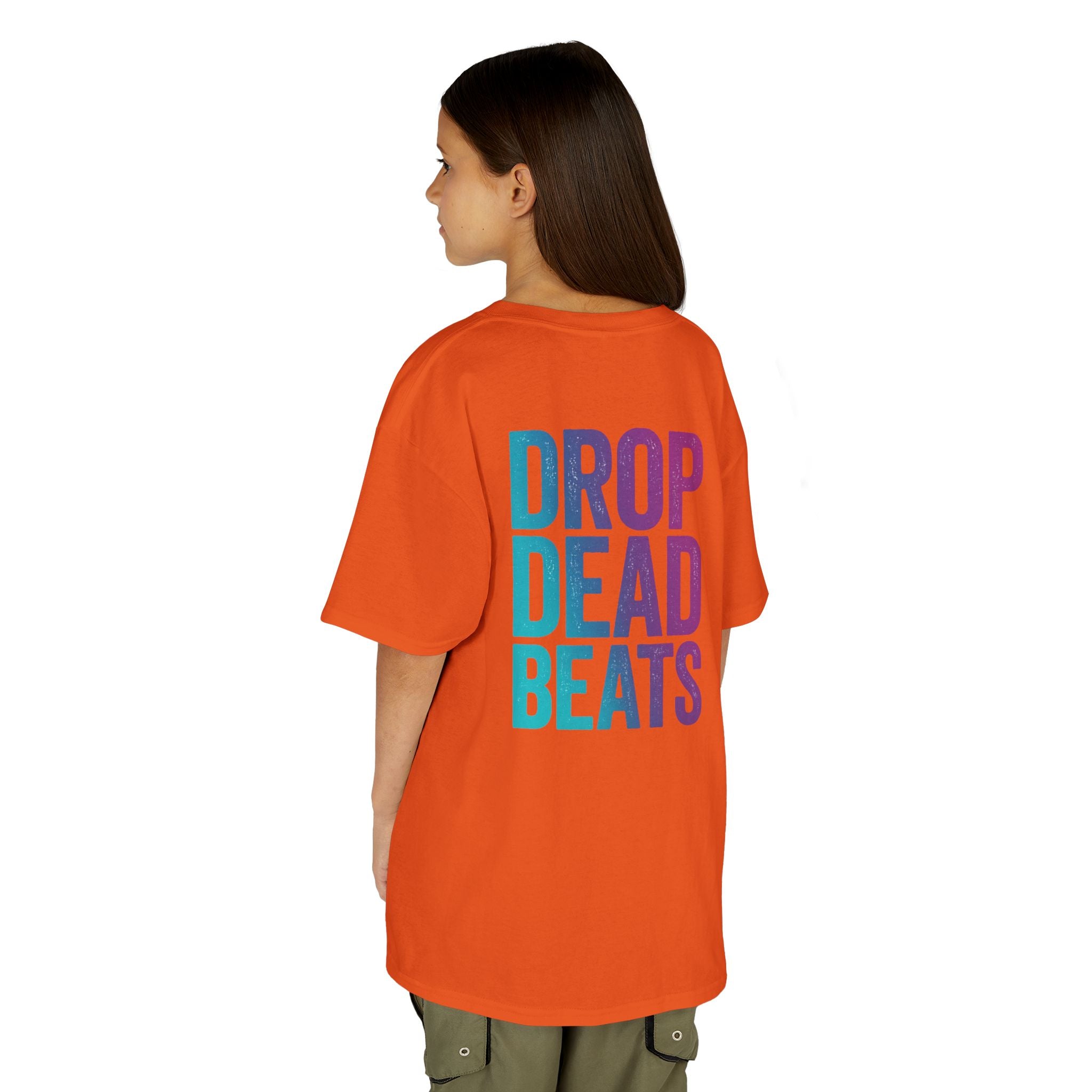 Bone Jams MC Bonez Kids Tee | Drummer Edition | Halloween Costume, Birthday Gift & Drop Dead Beats Apparel