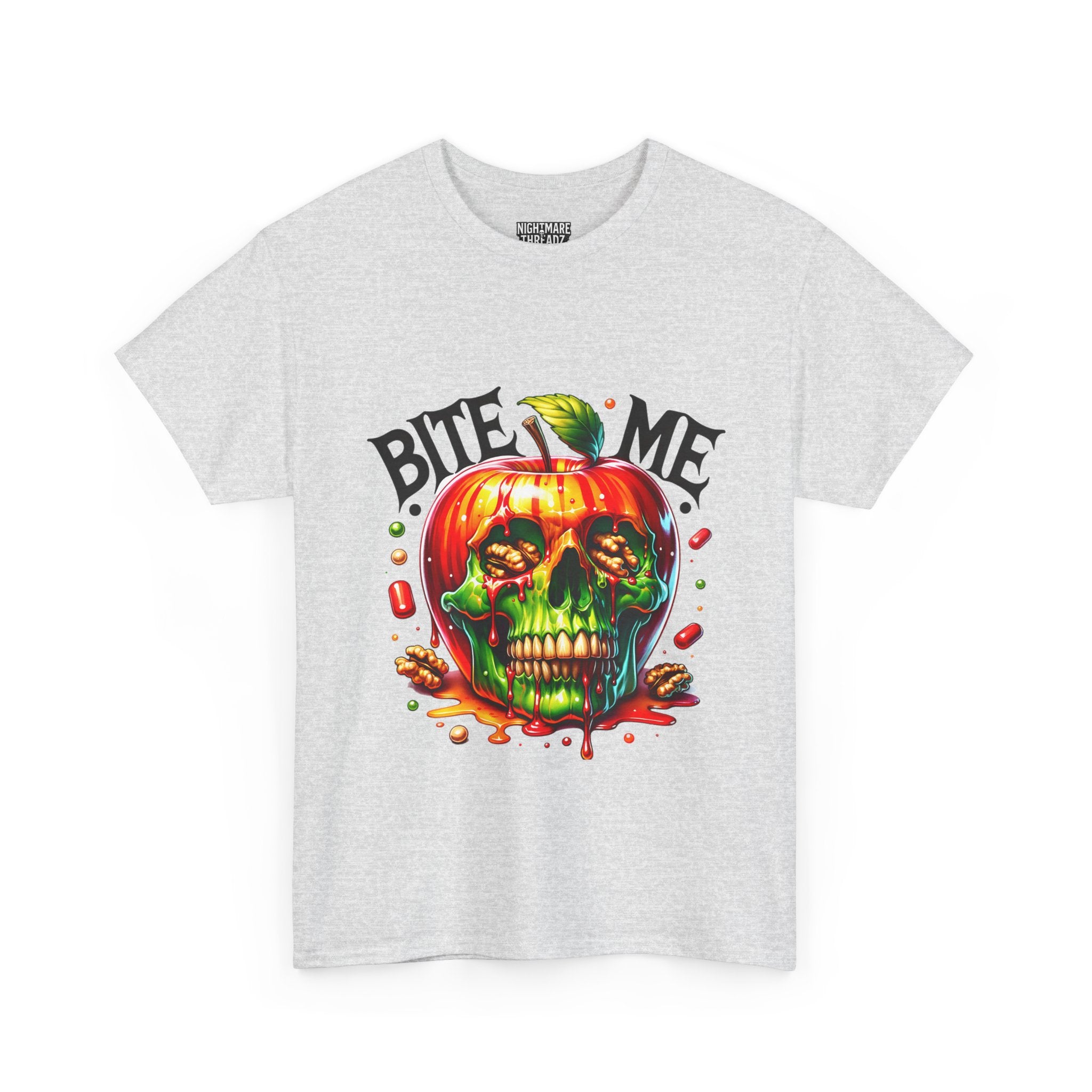 Bite Me Skull T-Shirt, Fun Graphic Tee, Halloween Costume Top, Trendy Casual Wear, Unique Gift Idea for Friends
