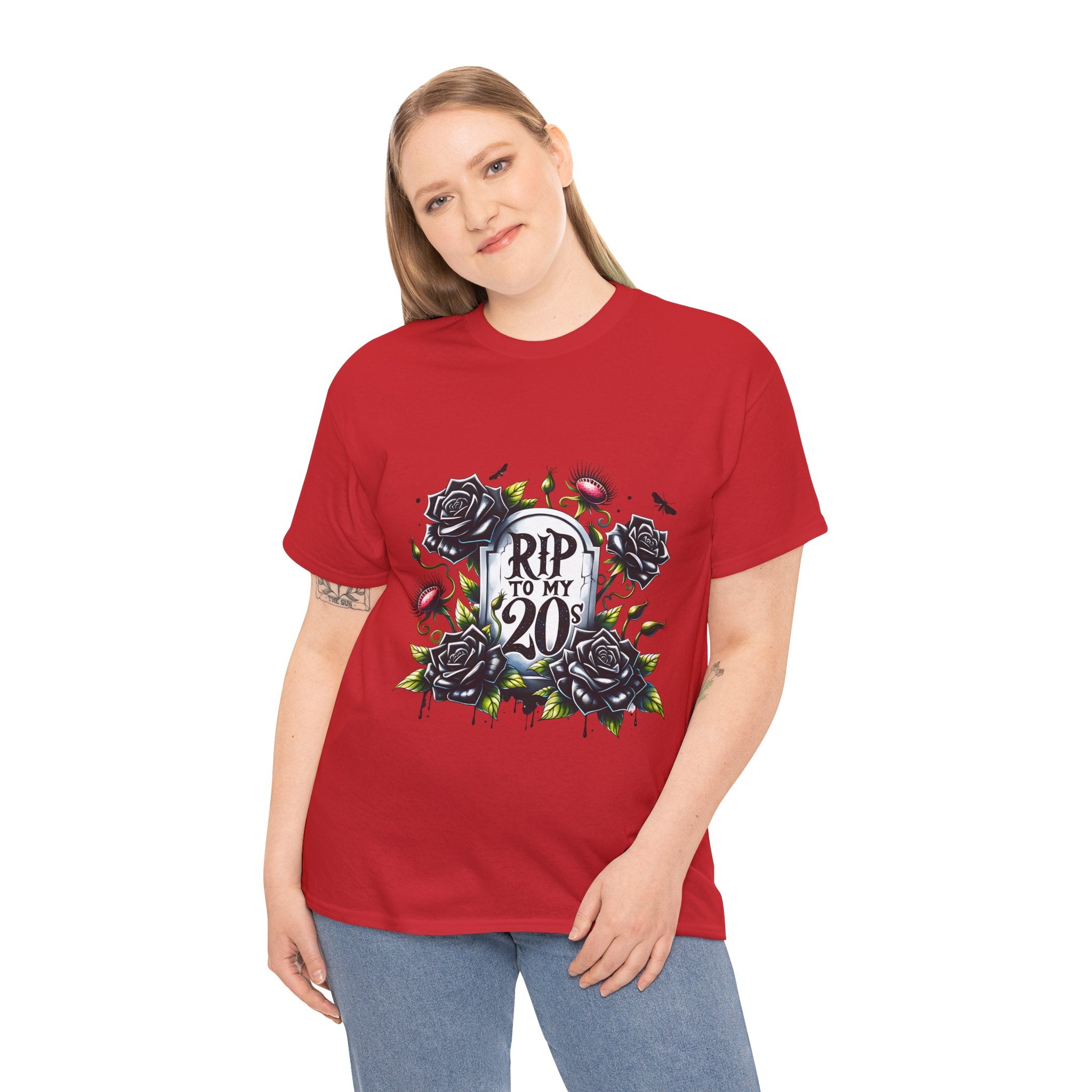 RIP to My 20s Tee, Funny Birthday Gift, Vintage Style Oversized Shirt, Casual Wardrobe Staple, Celebration Apparel