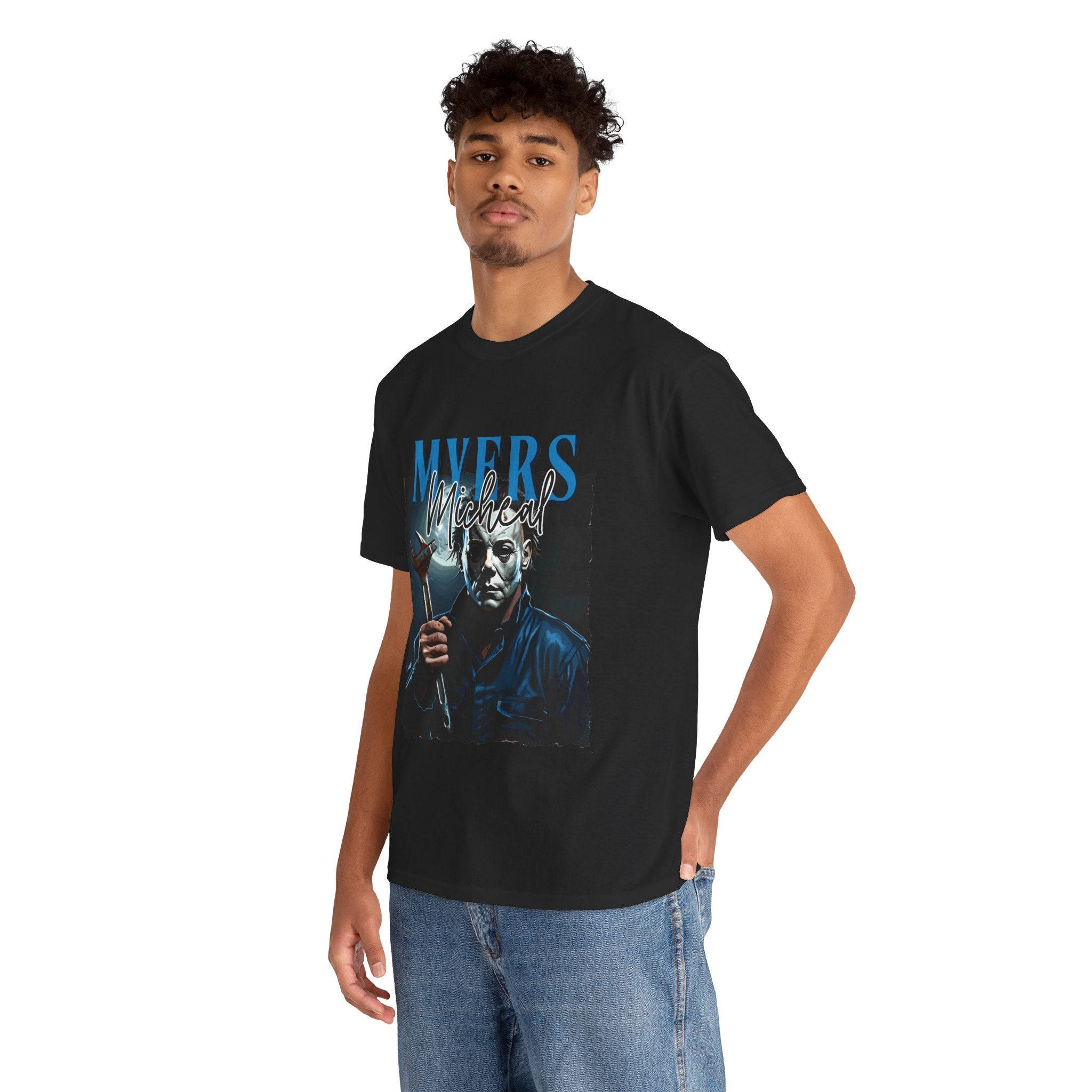 Michael Myers - Horror Graphic Tee, Unisex Cotton Shirt, Halloween Costume, Horror Movie Gift, Spooky T-Shirt, Horror Fan Apparel