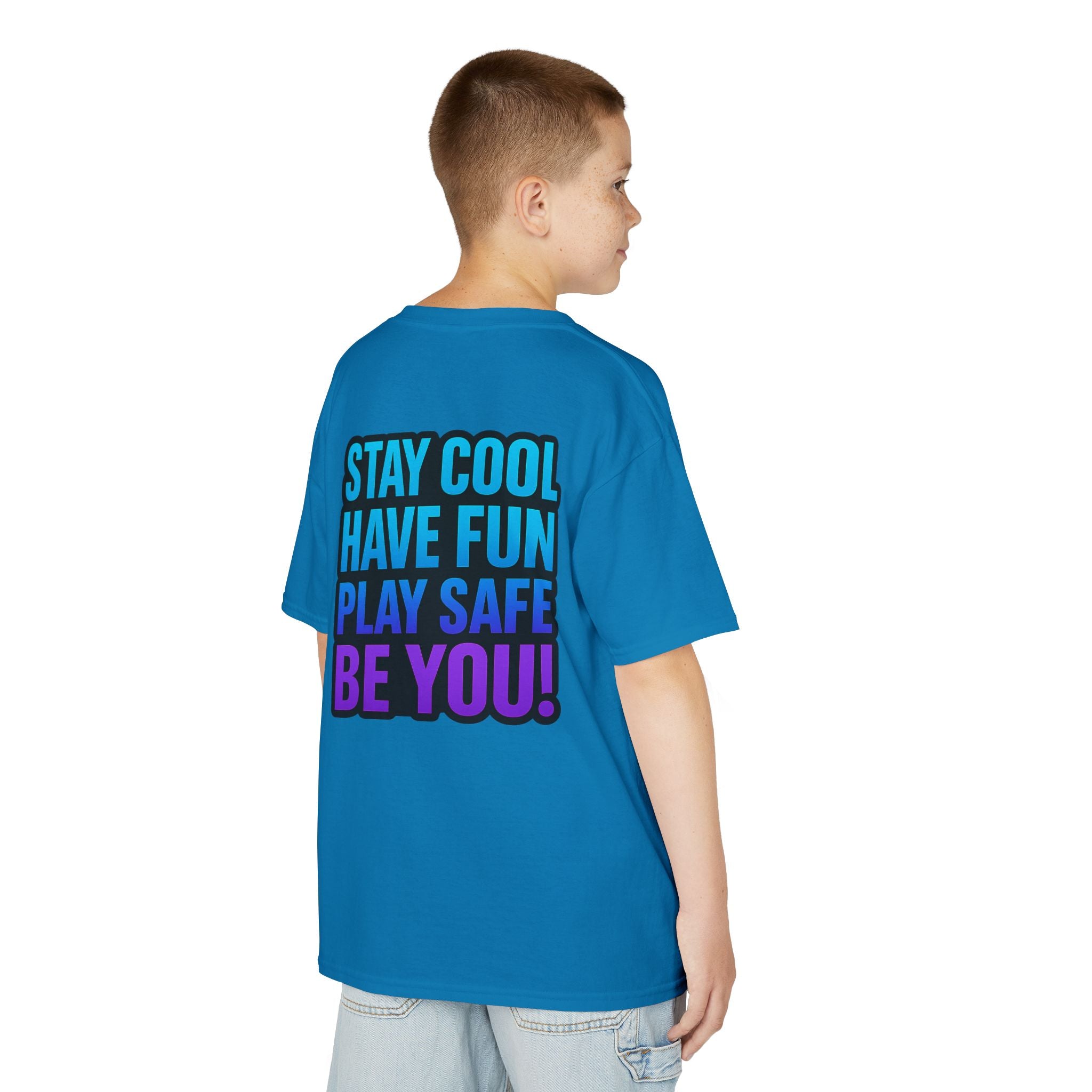 DJ KAT PAWS - Fun Skater Cat Design, Youth Summer T-Shirt, Cool Kids Apparel, Birthday Gift, Trendy Casual Wear