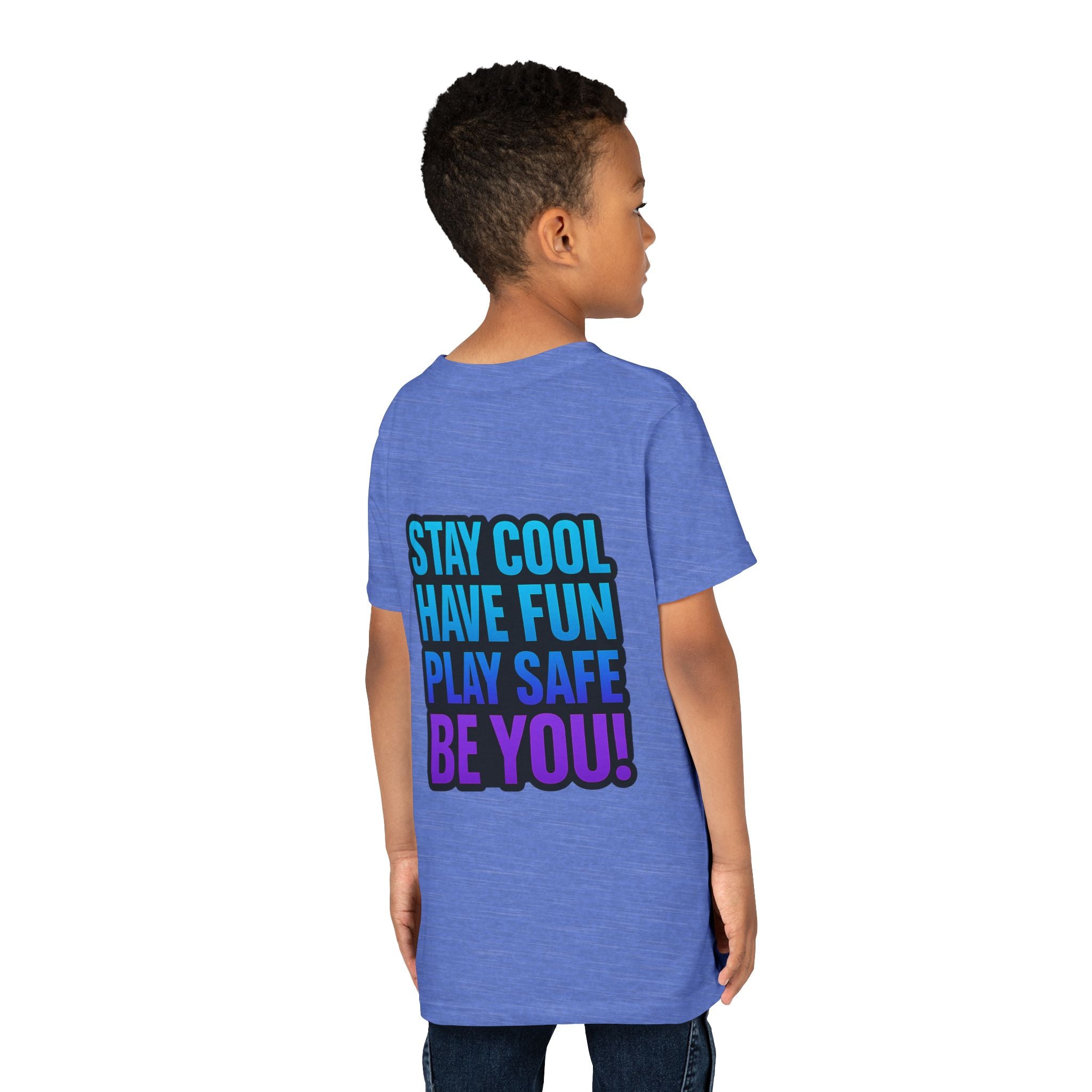DJ KAT PAWS Paw-sitively Shredding, Skateboarding Youth Tee | Fun Summer Shirt, Motivational Kids T-Shirt, Birthday Gift for Boys & Girls