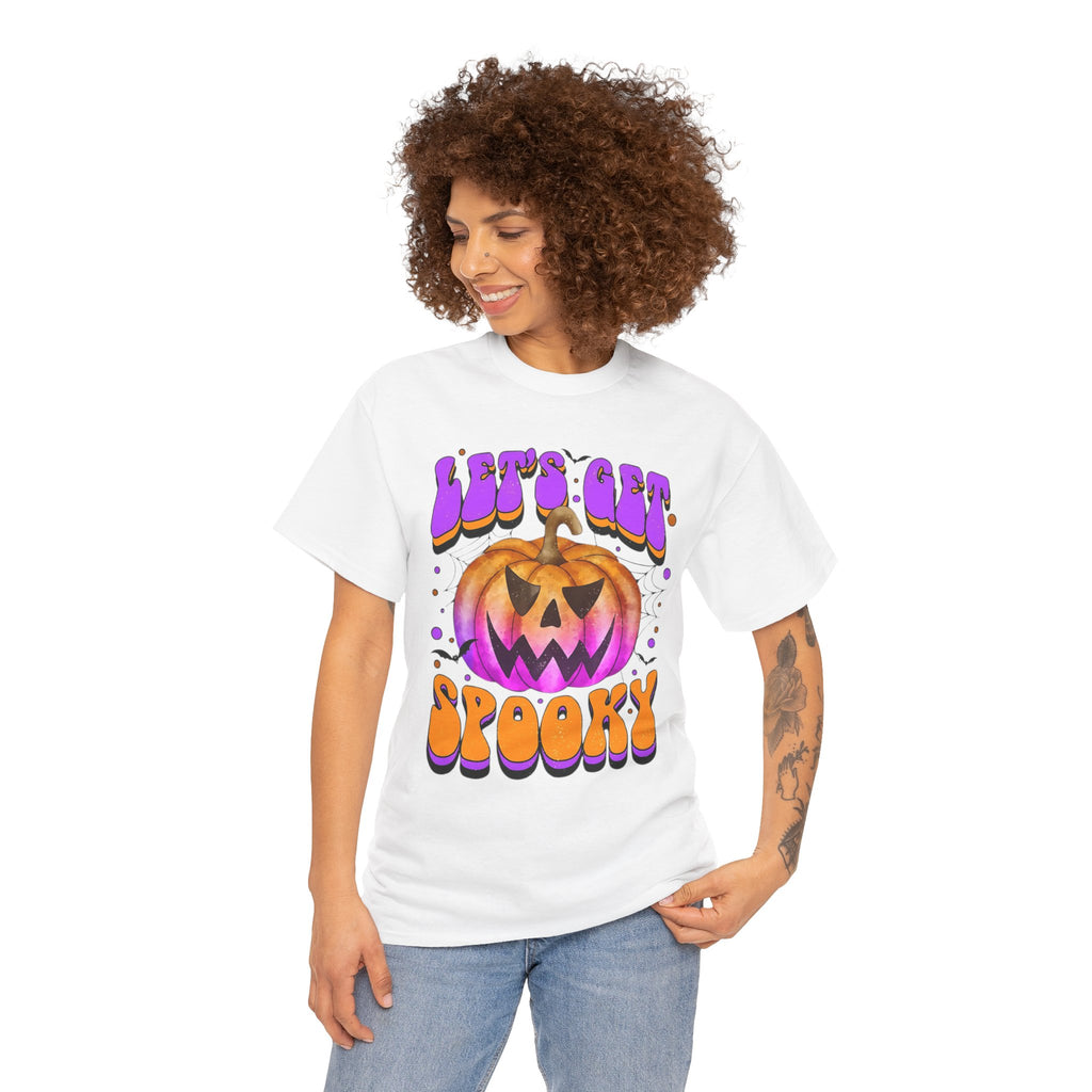 Halloween Spooky Pumpkin Tee, Unisex Cotton Shirt, Halloween Costume, Fall Festivities, Trick or Treat