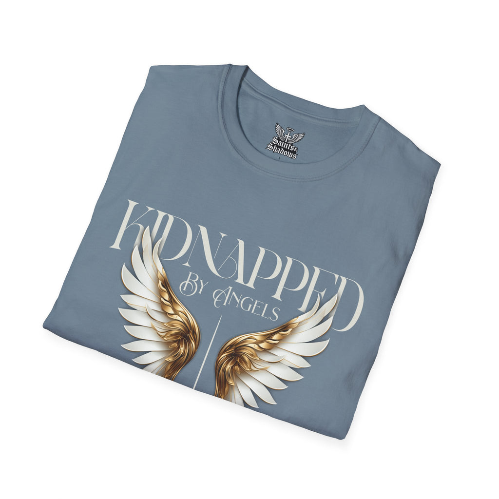 Saints and Shadows - Kidnapped, Angelic Artwork Unisex Softstyle T-Shirt, Casual Wear