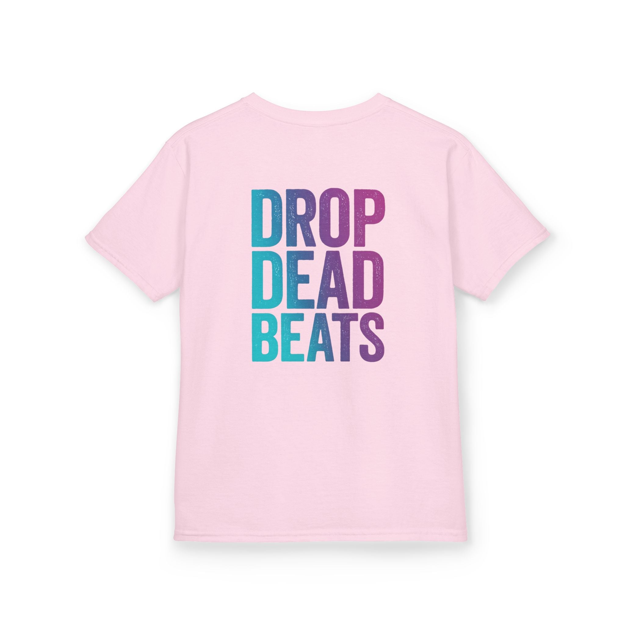 Bone Jams MC Bonez, Kids Tee | Drummer Edition | Halloween Costume, Birthday Gift & Drop Dead Beats Apparel