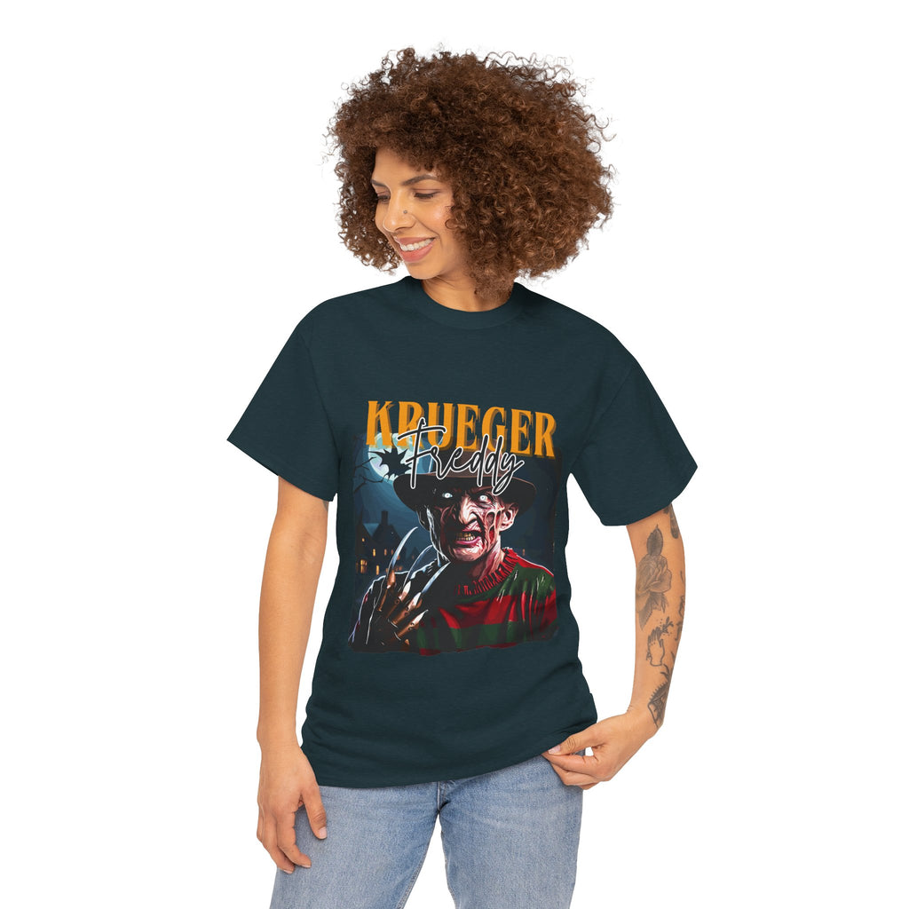 Freddy Krueger, Horror Graphic Tee, Unisex Cotton Shirt, Halloween Costume, Horror Movie Gift, Spooky T-Shirt, Horror Fan Apparel