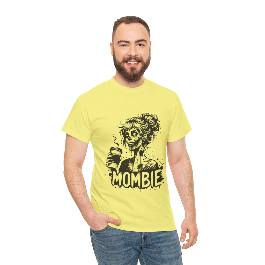 Mombie Unisex Tee, Perfect for Halloween, Gift for Moms, Relaxed Fit, Funny T-Shirt, Unique Graphic Tee, Casual Wear