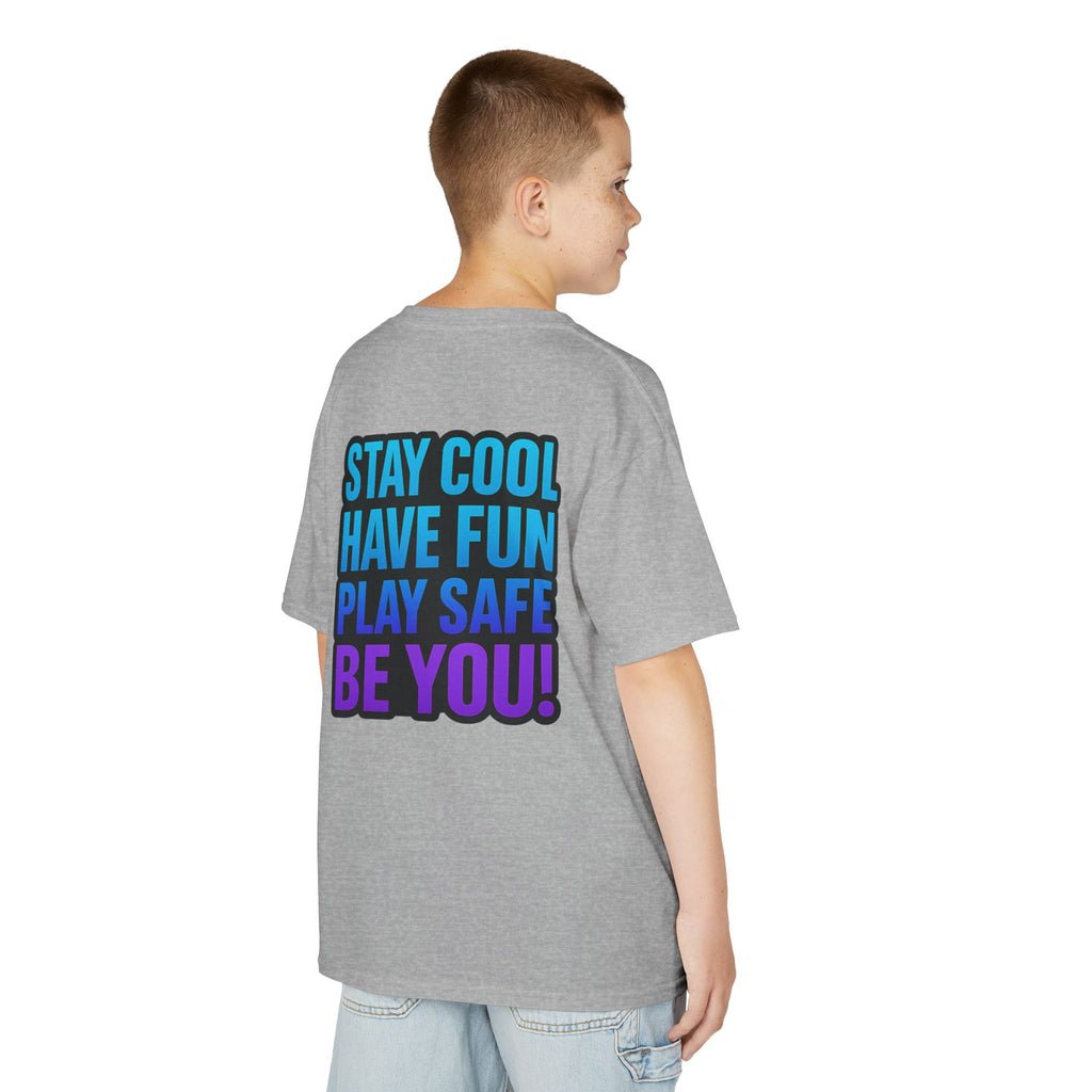 DJ KAT PAWS - Fun Skater Cat Design, Youth Summer T-Shirt, Cool Kids Apparel, Birthday Gift, Trendy Casual Wear