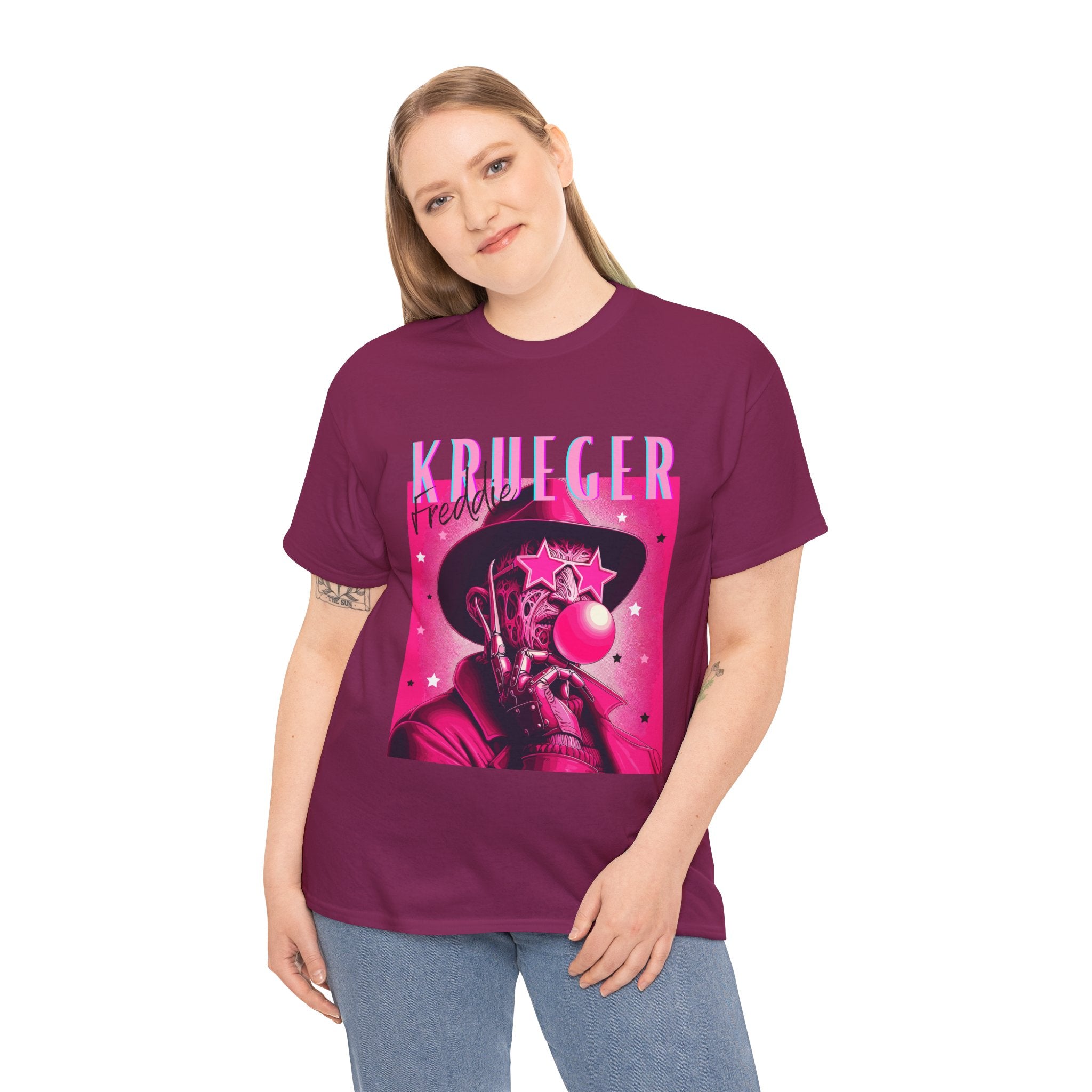 Freddie Kruger, Horror Graphic Tee, Unisex Cotton Shirt, Halloween Costume, Horror Movie Gift, Spooky T-Shirt, Horror Fan Apparel
