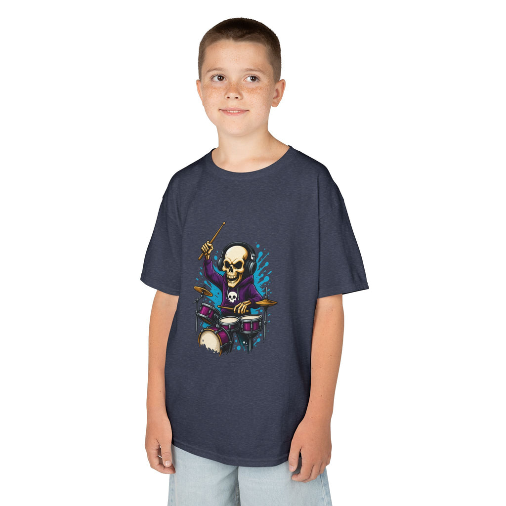 Bone Jams MC Bonez Kids Tee, Drumming Up The Dead