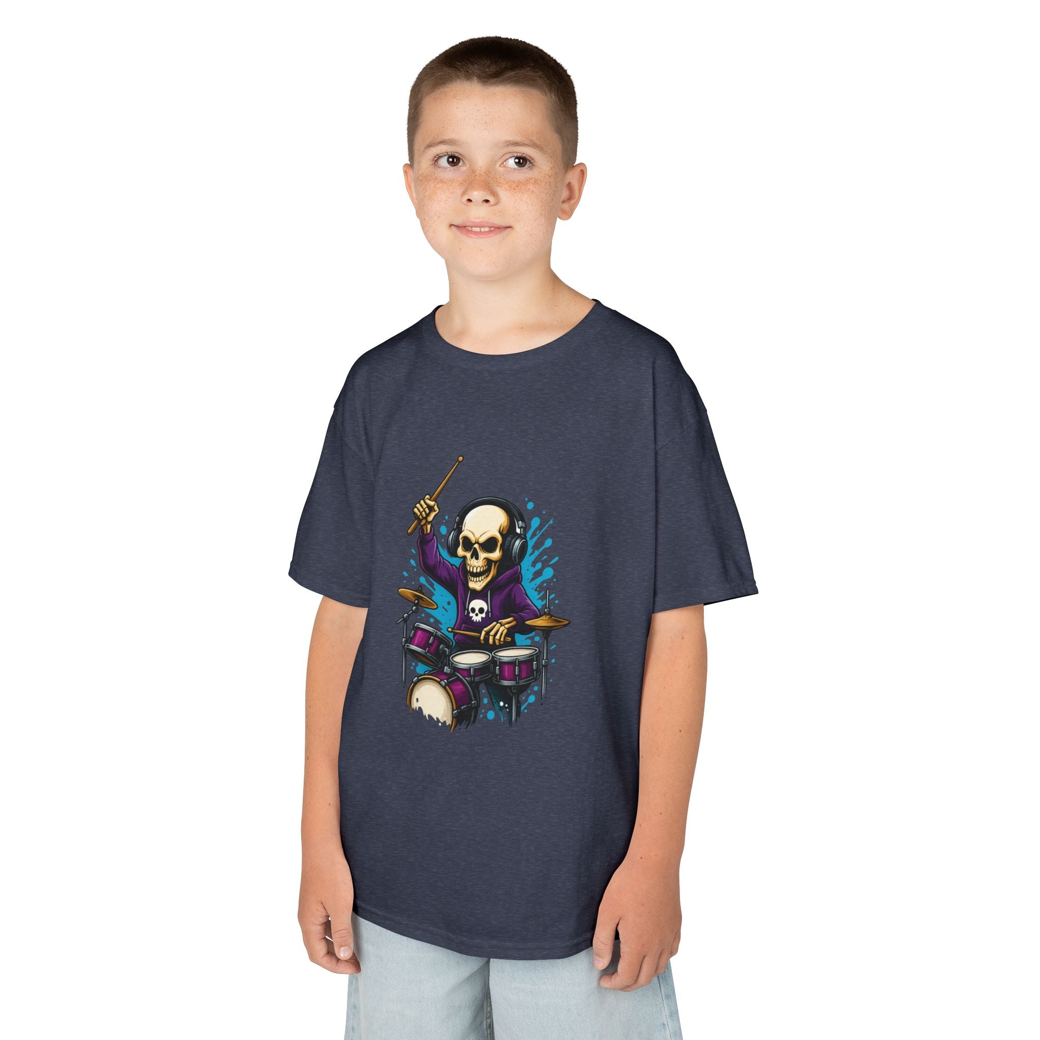 Bone Jams MC Bonez Kids Tee, Drumming Up The Dead