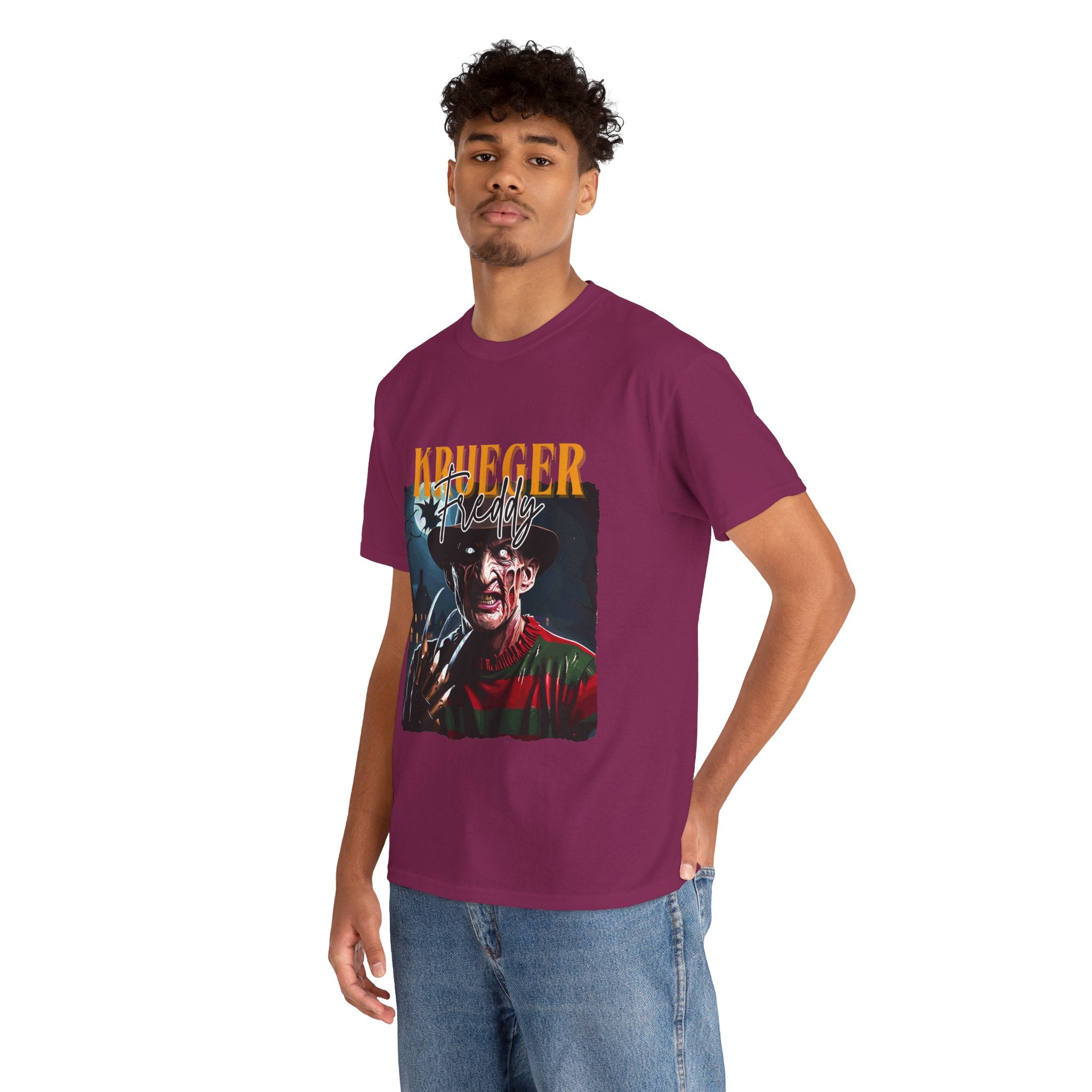 Freddy Krueger, Horror Graphic Tee, Unisex Cotton Shirt, Halloween Costume, Horror Movie Gift, Spooky T-Shirt, Horror Fan Apparel