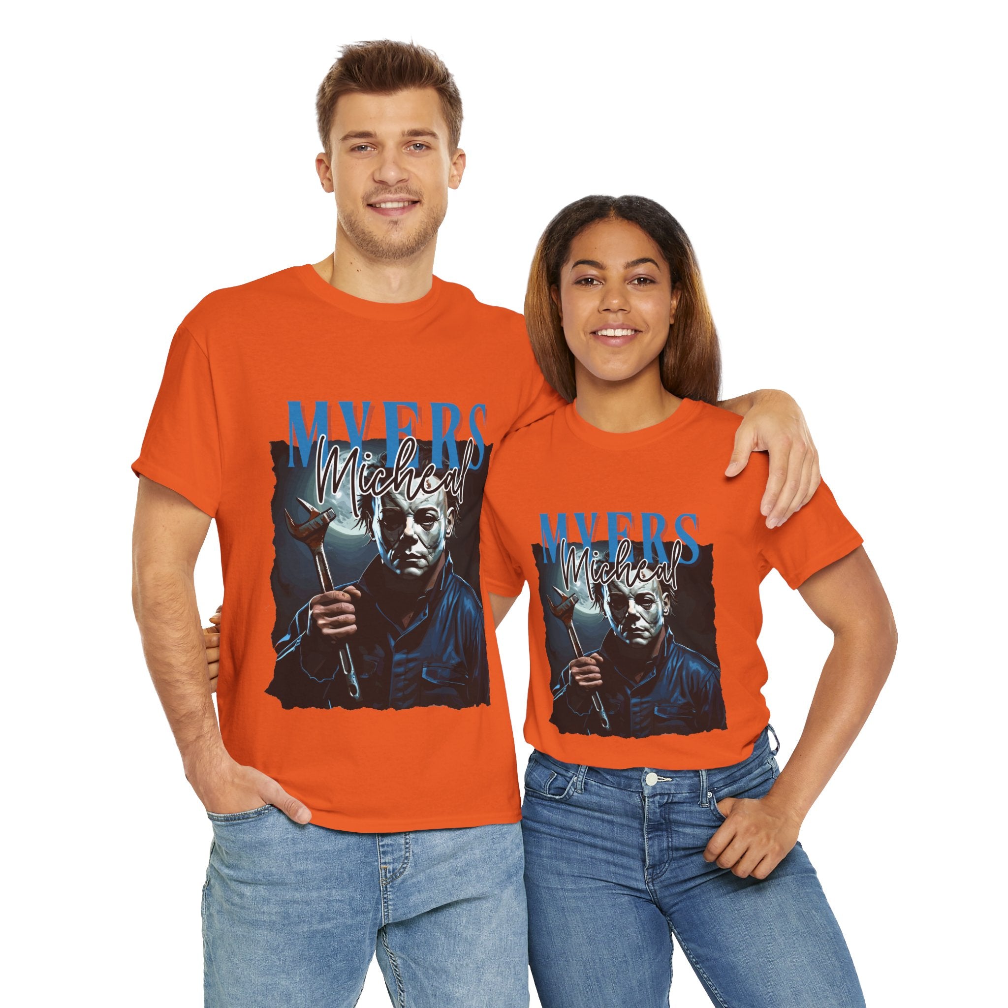 Michael Myers - Horror Graphic Tee, Unisex Cotton Shirt, Halloween Costume, Horror Movie Gift, Spooky T-Shirt, Horror Fan Apparel
