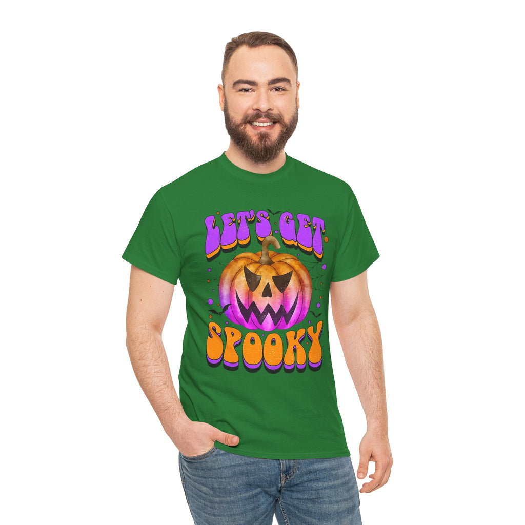 Halloween Spooky Pumpkin Tee, Unisex Cotton Shirt, Halloween Costume, Fall Festivities, Trick or Treat