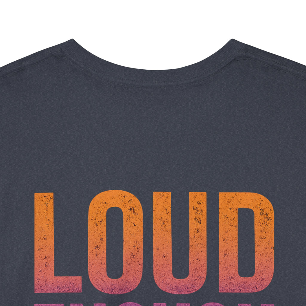 Bone Jams Rockin’ Skeleton, Tee | Loud Enough to Wake the Dead | Unisex Cotton Shirt for Music Lovers, Concerts, Halloween, Gifts
