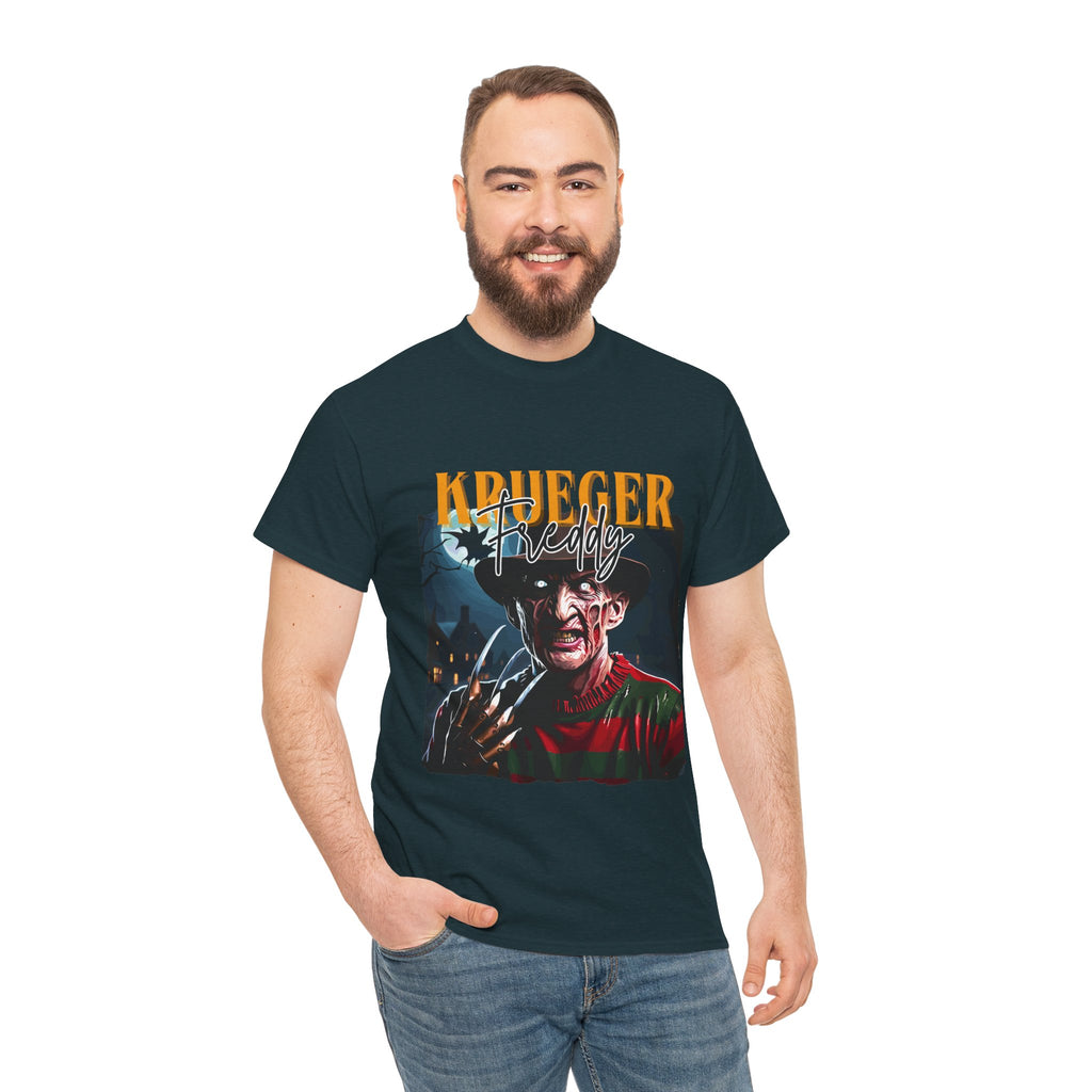 Freddy Krueger, Horror Graphic Tee, Unisex Cotton Shirt, Halloween Costume, Horror Movie Gift, Spooky T-Shirt, Horror Fan Apparel