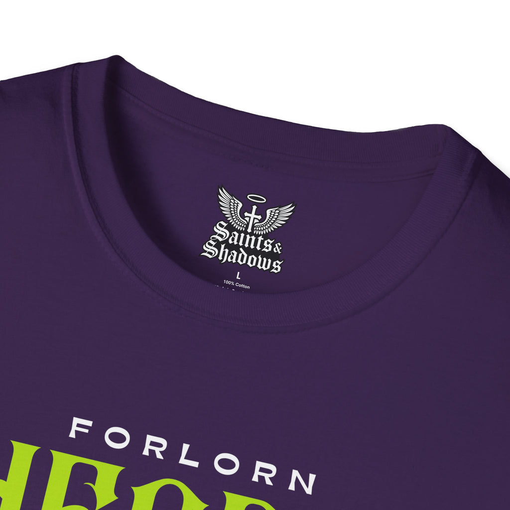 Saints and Shadows - Forlorn Heart, Angelic Artwork Unisex Softstyle T-Shirt, Casual Wear