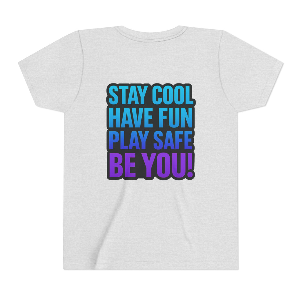 DJ KAT PAWS – Purr-fectly Rad Baseball Youth Tee | Fun Kids Graphic Shirt, Cool Cat Design, Perfect for Birthdays, Playdates & Sports Events
