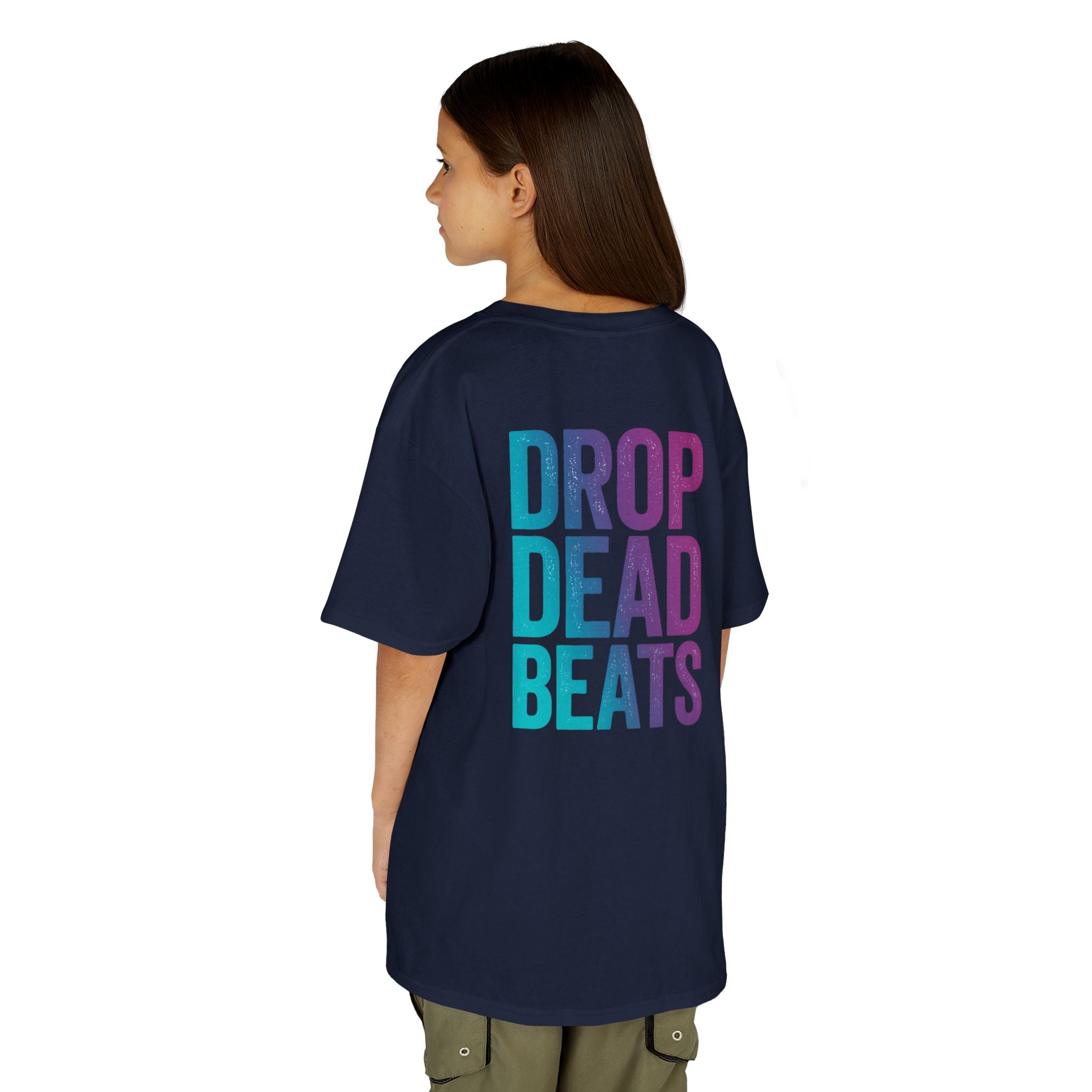 Bone Jams MC Bonez Kids Tee | Drummer Edition | Halloween Costume, Birthday Gift & Drop Dead Beats Apparel