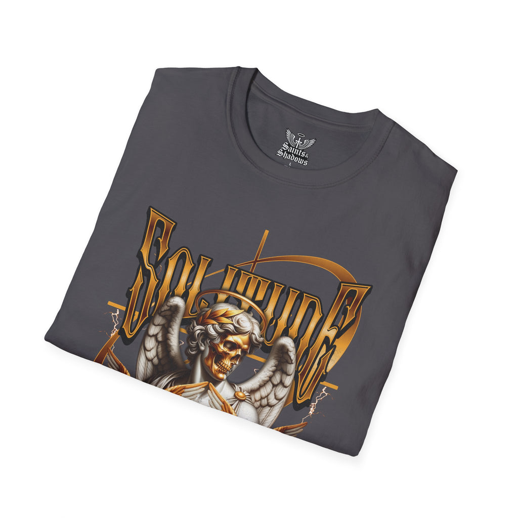 Saints and Shadows - Solitude, Angelic Artwork Unisex Softstyle T-Shirt, Casual Wear
