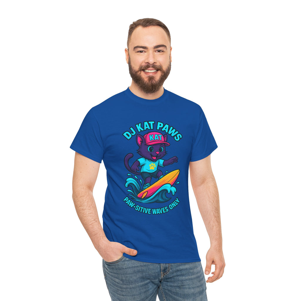 DJ KAT PAWS Paw-sitive Waves Only Tee