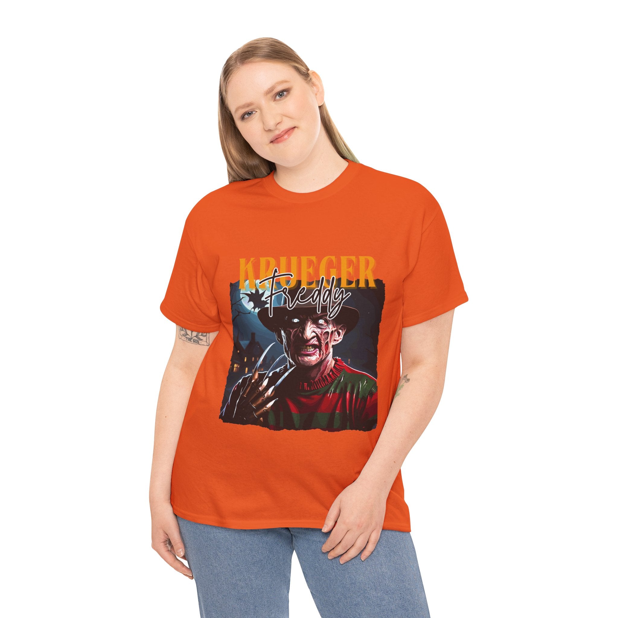 Freddy Krueger, Horror Graphic Tee, Unisex Cotton Shirt, Halloween Costume, Horror Movie Gift, Spooky T-Shirt, Horror Fan Apparel