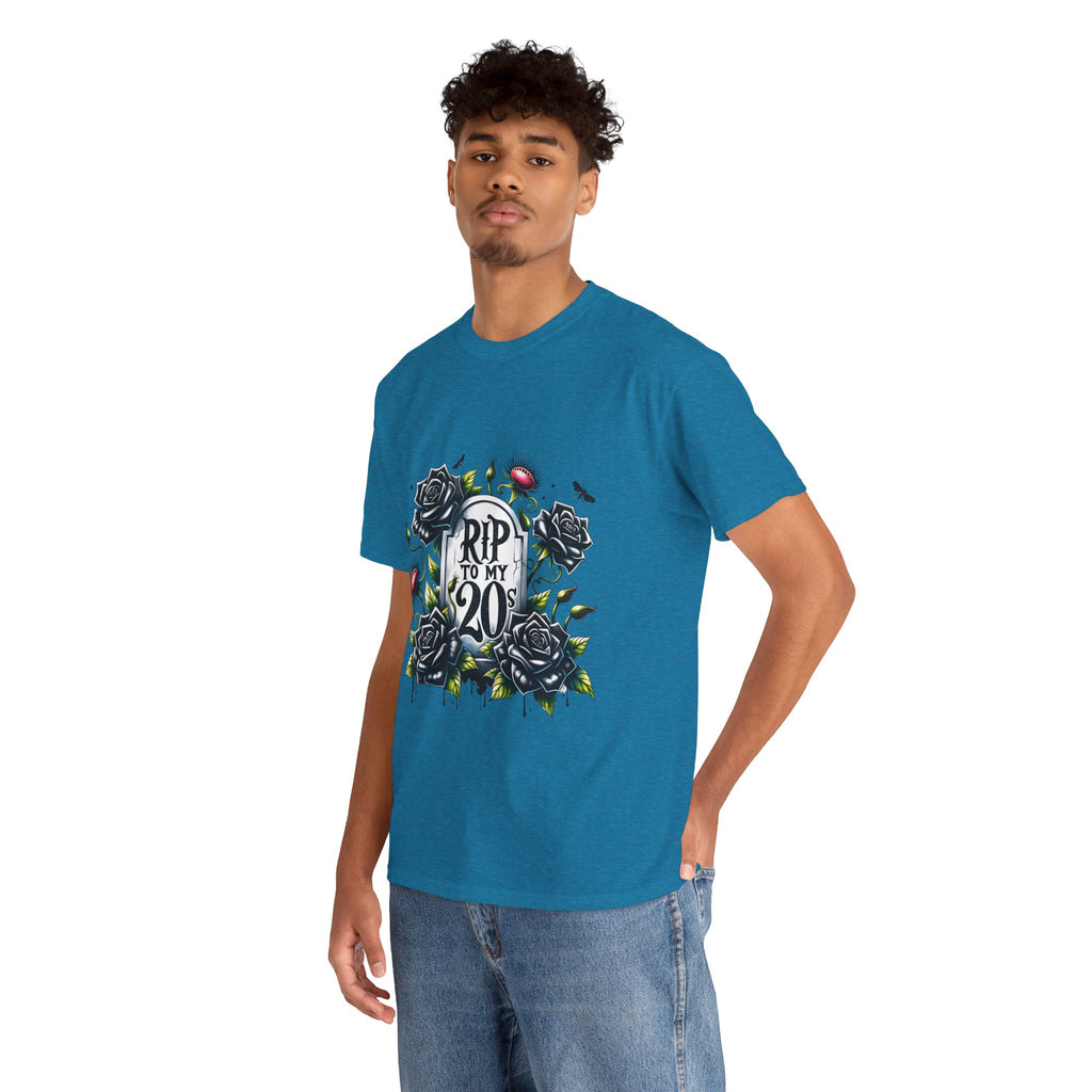 RIP to My 20s Tee, Funny Birthday Gift, Vintage Style Oversized Shirt, Casual Wardrobe Staple, Celebration Apparel