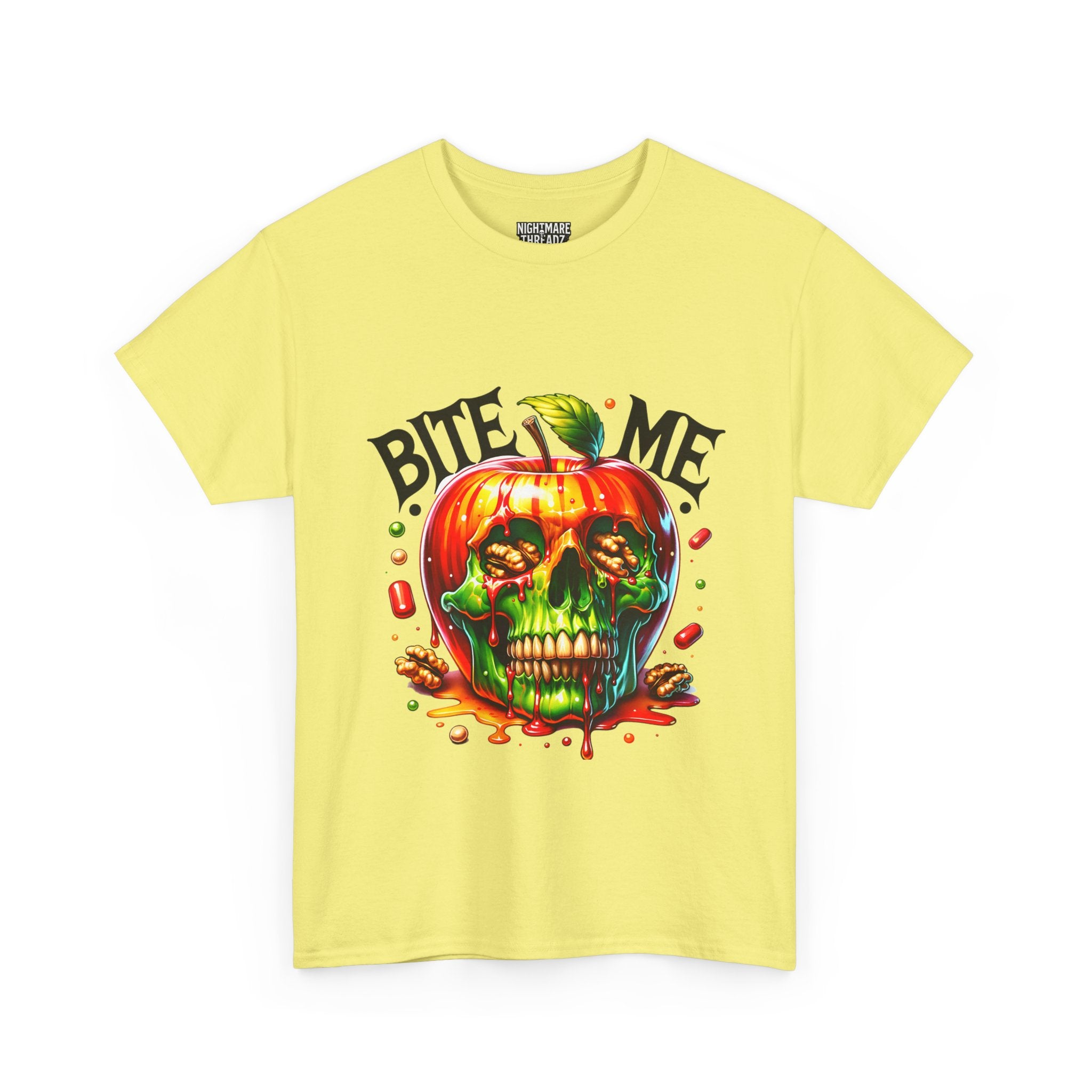 Bite Me Skull T-Shirt, Fun Graphic Tee, Halloween Costume Top, Trendy Casual Wear, Unique Gift Idea for Friends
