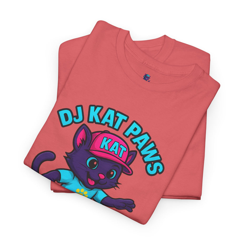 DJ KAT PAWS Paw-sitive Waves Only Surfing Tee