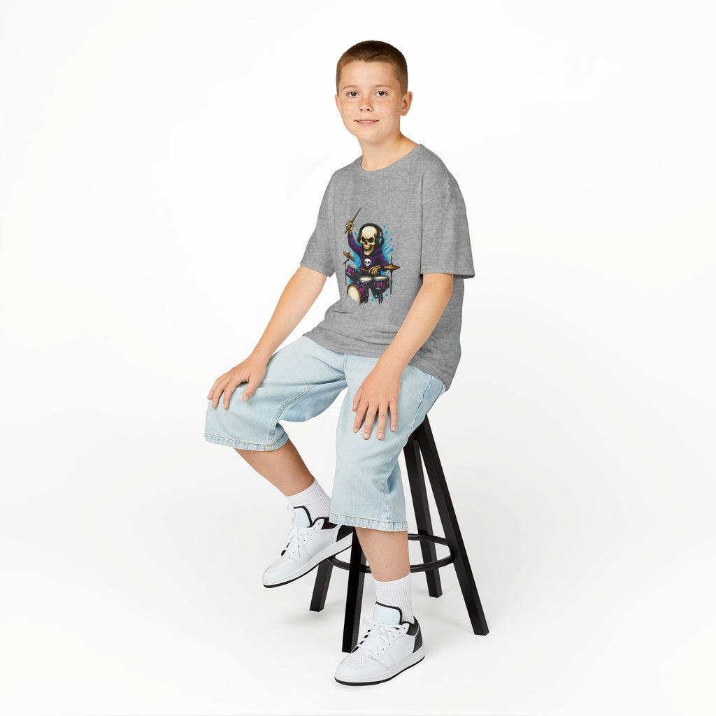 Bone Jams MC Bonez Kids Tee, Drumming Up The Dead