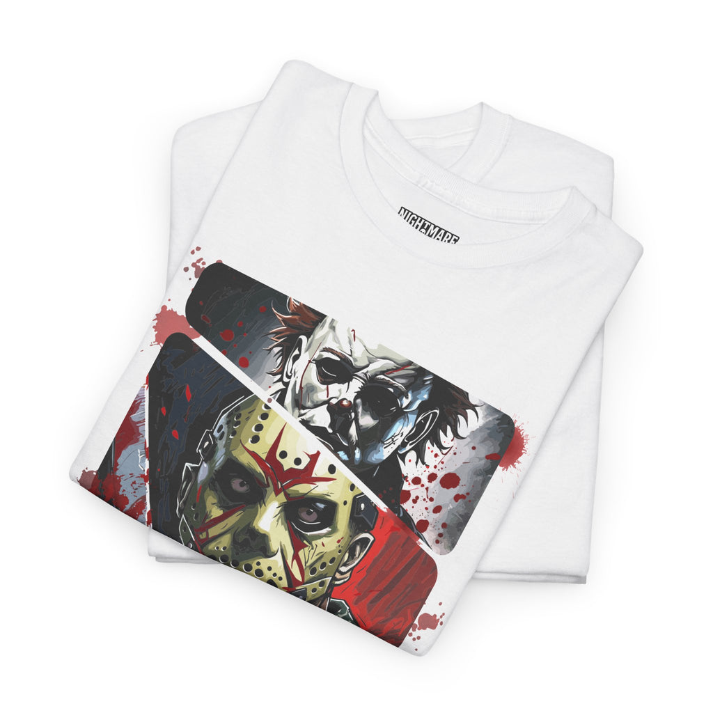 Horror Legends Horror Graphic Tee, Unisex Cotton Shirt, Halloween Costume, Horror Movie Gift, Spooky T-Shirt, Horror Fan Apparel