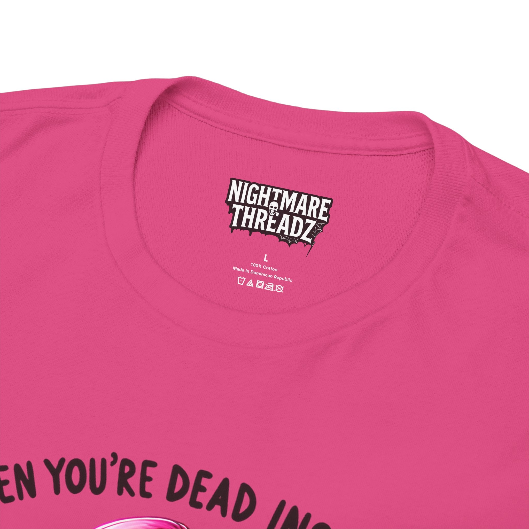 When you're dead onside, Whimsical Skeleton Tee, Funny Graphic Shirt, Perfect for Halloween, Unique Gift Idea, Casual Wear, Everyday Humor
