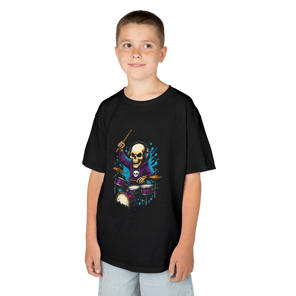 Bone Jams MC Bonez Kids Tee, Drumming Up The Dead