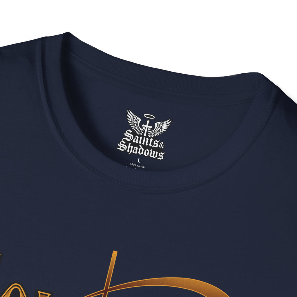 Saints and Shadows - Solitude, Angelic Artwork Unisex Softstyle T-Shirt, Casual Wear