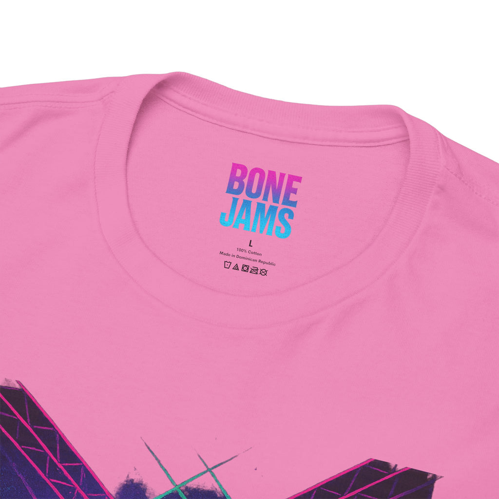 Bone Jams Rockin’ Skeleton, Tee | Loud Enough to Wake the Dead | Unisex Cotton Shirt for Music Lovers, Concerts, Halloween, Gifts