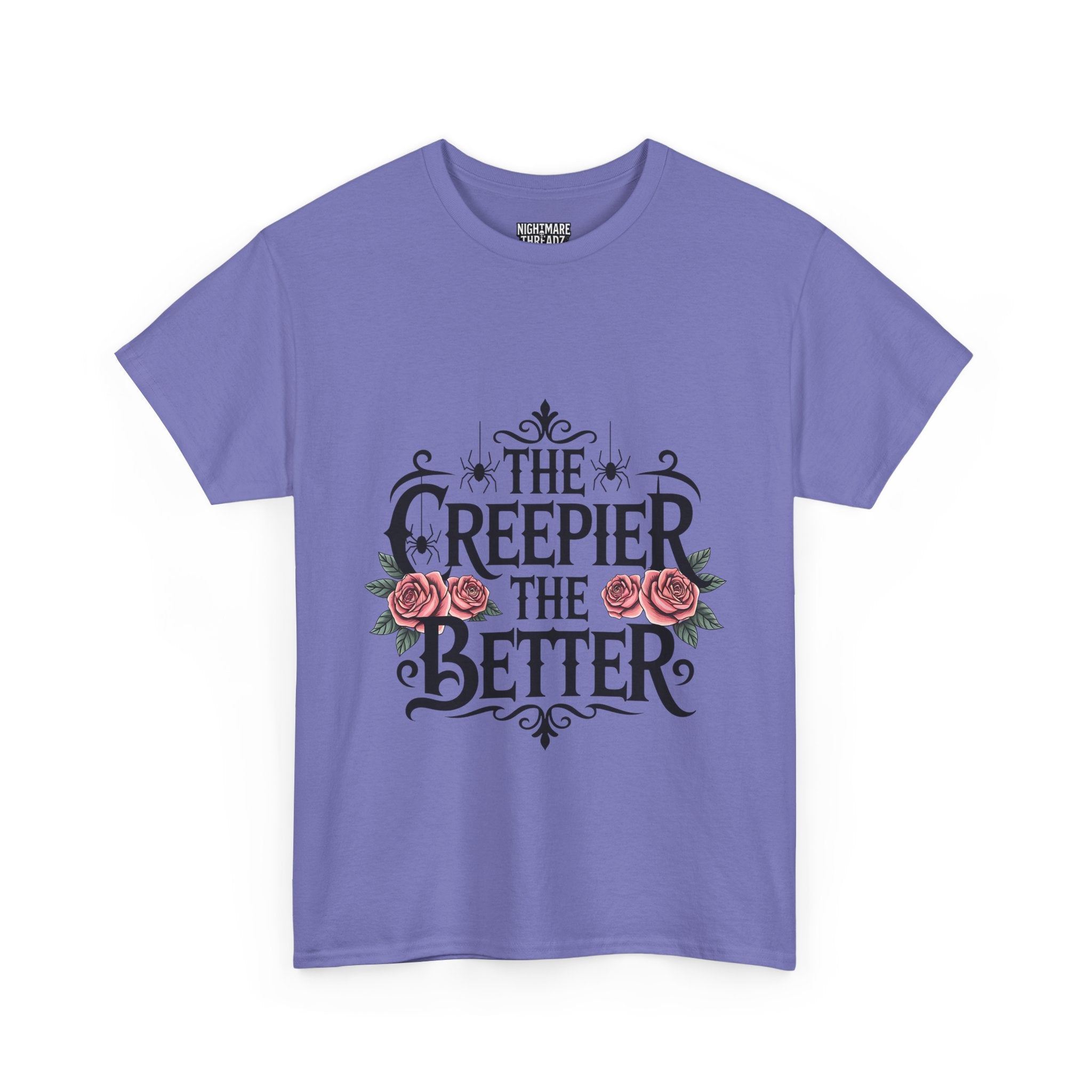 The Creepier the Better Tee, Perfect for Halloween, Casual Wear, Gift for Friends, Vintage Style, Unique Graphic T-Shirt