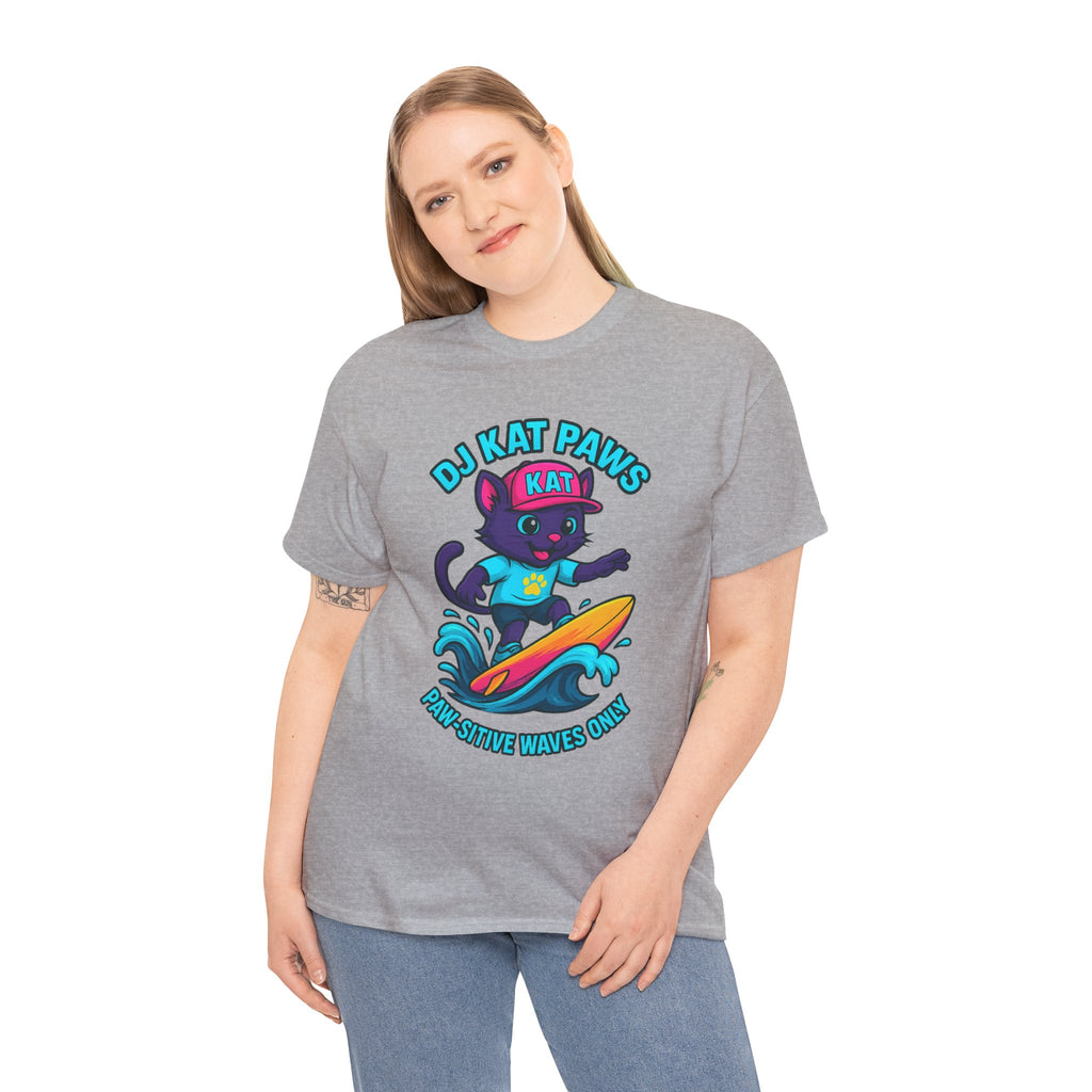 DJ KAT PAWS Paw-sitive Waves Only Tee