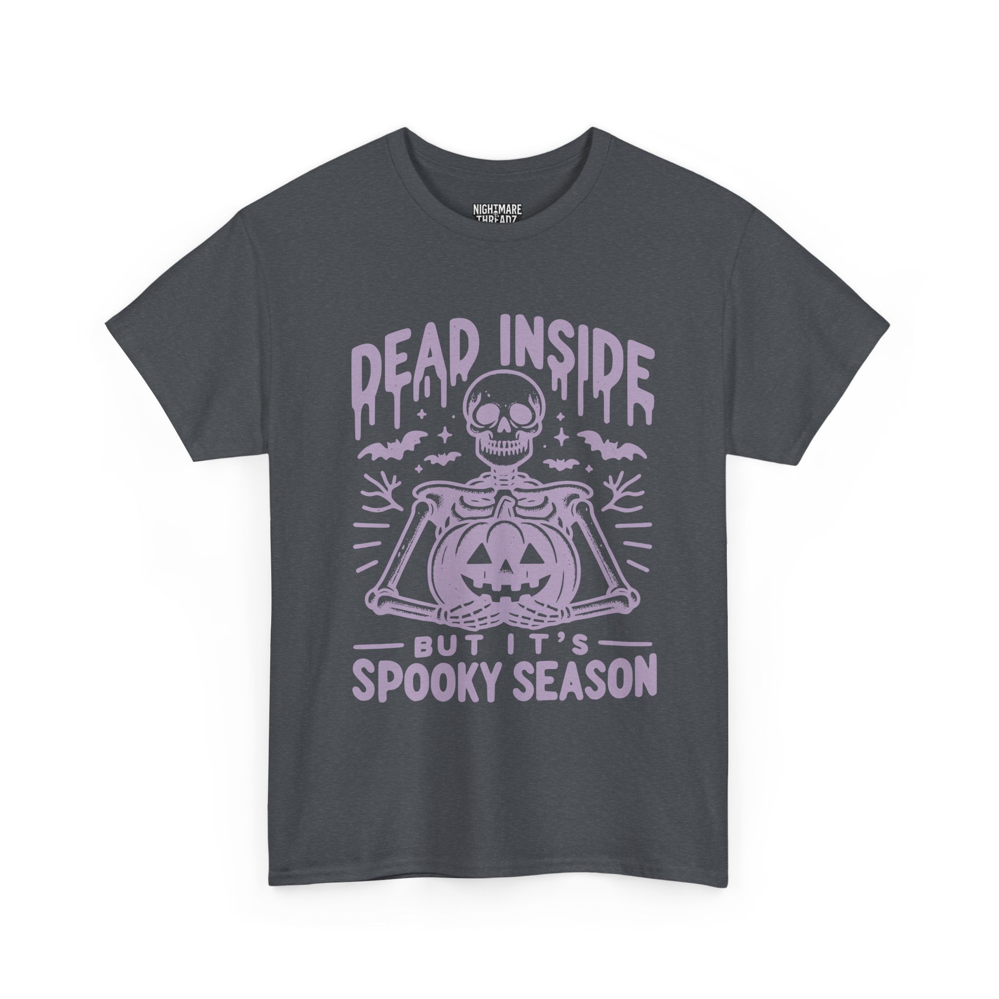 Spooky Season Dead Inside Unisex Tee, Halloween Shirt, Graphic Tee, Fall Apparel, Ghostly Vibes, Comfy Everyday Wear